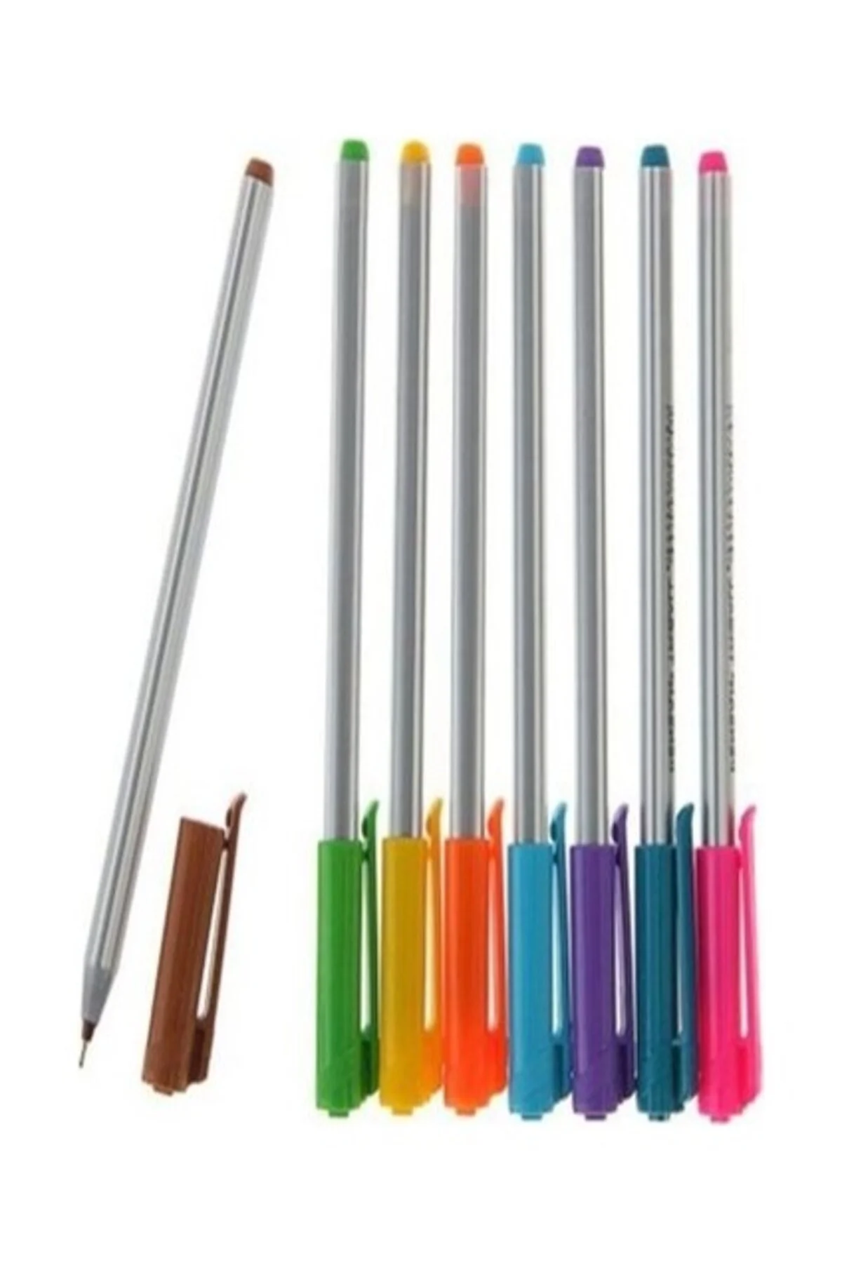 Triball Tükenmez Kalem 1.0 Mm Bilye Uç 8'li Renkli Tk.k