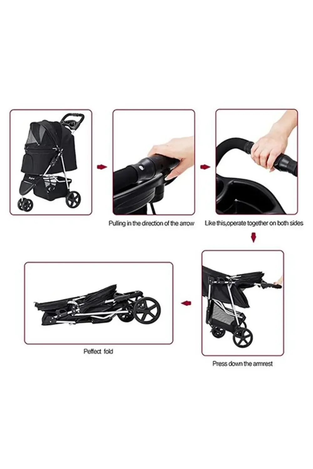 Triboro Kedi Köpek Puseti Gri 45x80x90cm