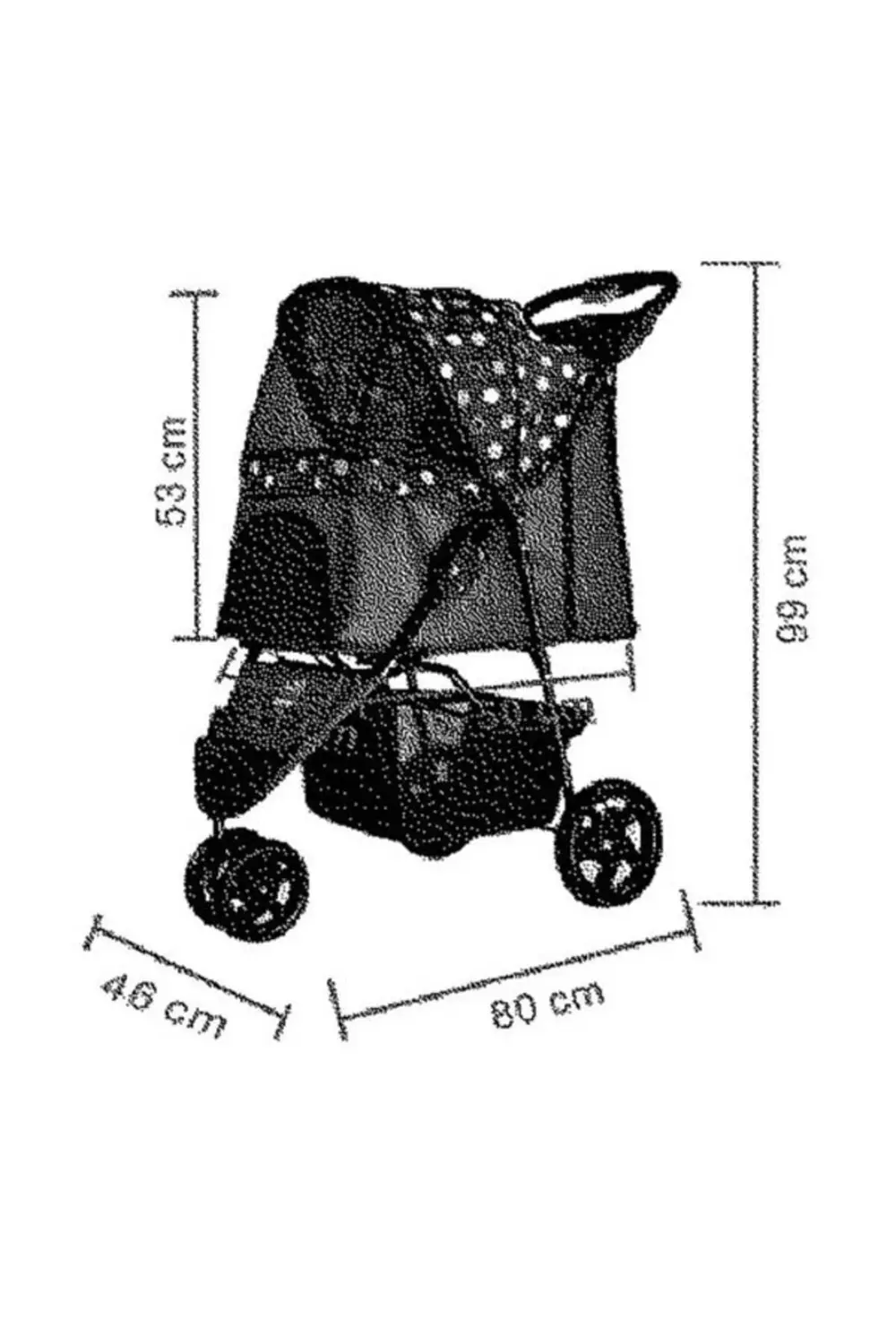 Triboro Kedi Köpek Puseti Gri 45x80x90cm