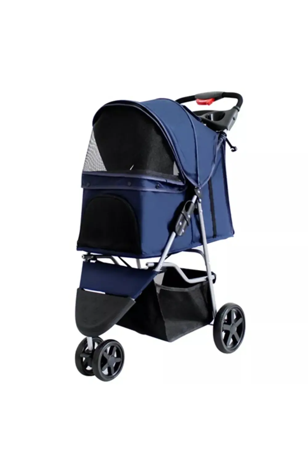 TriBoro Kedi ve Köpek Arabası Lacivert 45x80x90 Cm