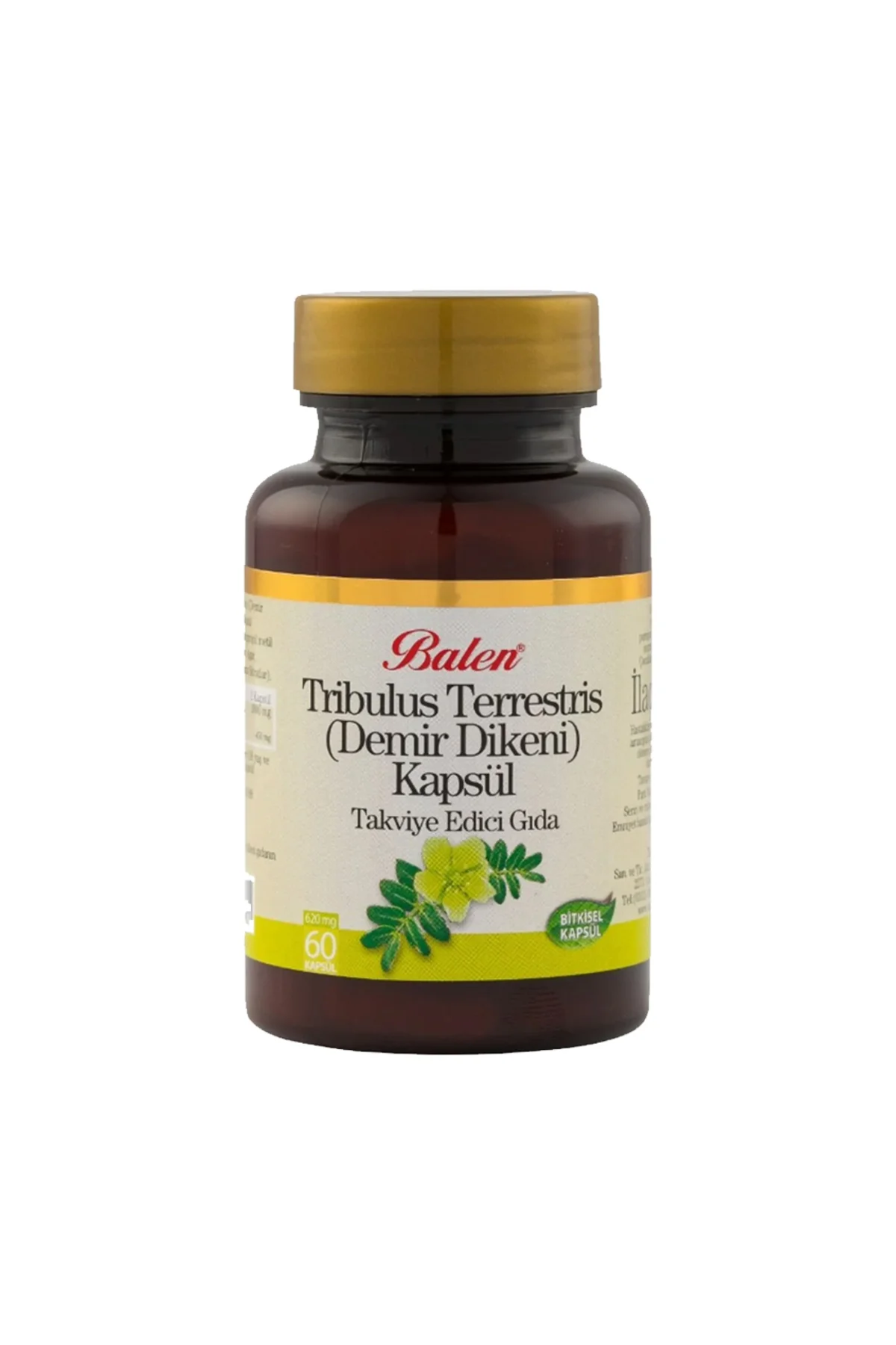 Tribulus Terrestis Kapsül 500 Mg  60 Kapsül Balen