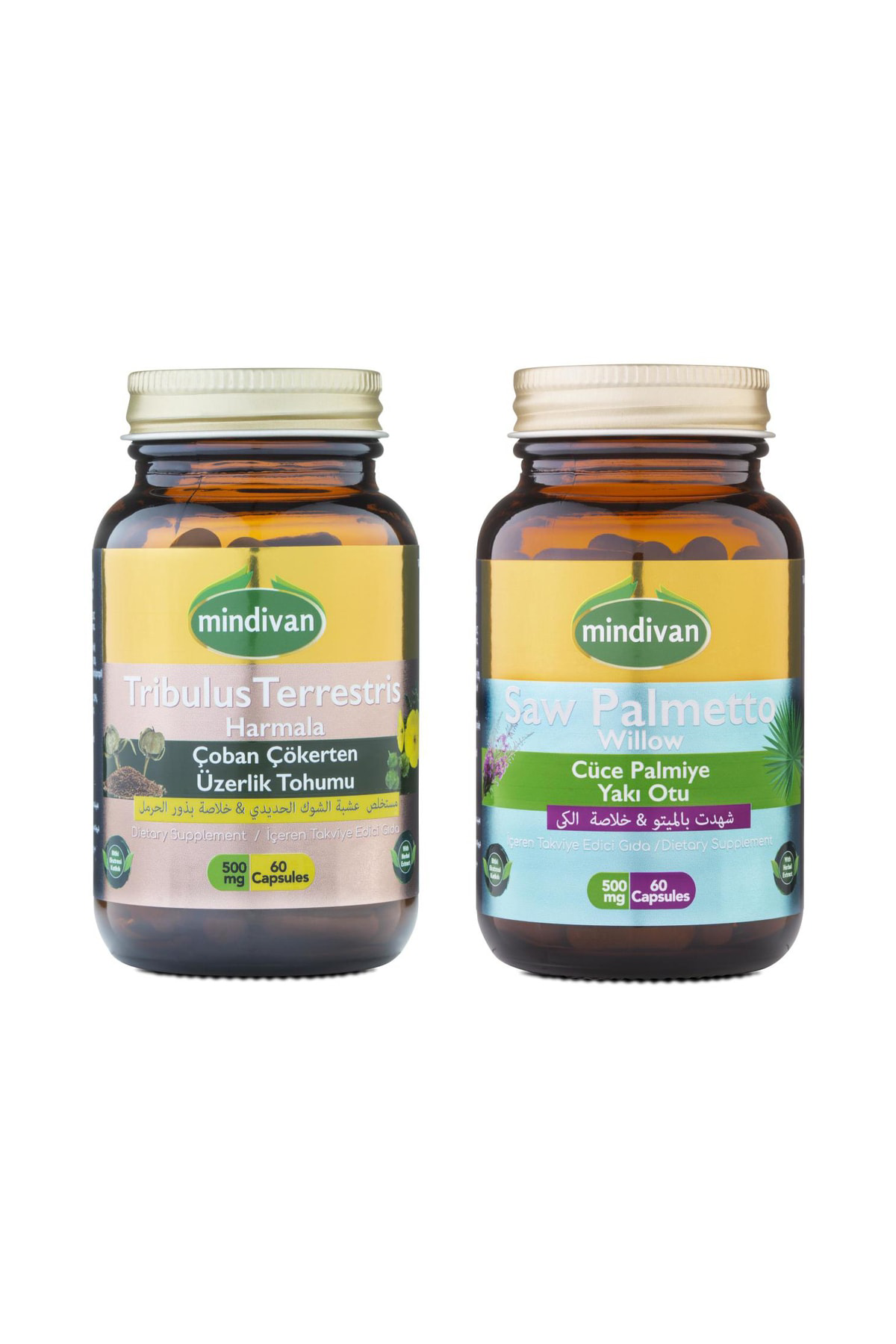 Tribulus Terrestris Çoban Çökerten + Saw Palmetto Cüce Palmiye Er
