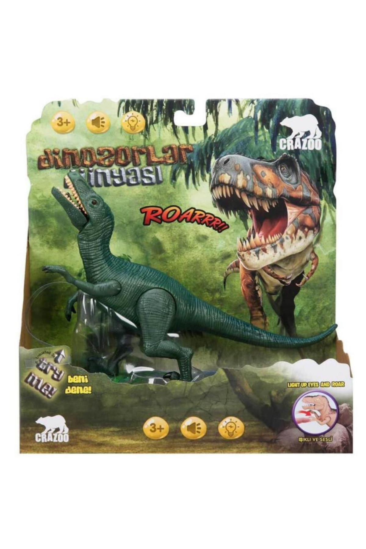 Triceraptors Dinozor Işıklı Sesli - RS6171 (Lisinya) Triceraptors Dinozor Işıklı Sesli - RS6171 (Lisinya)