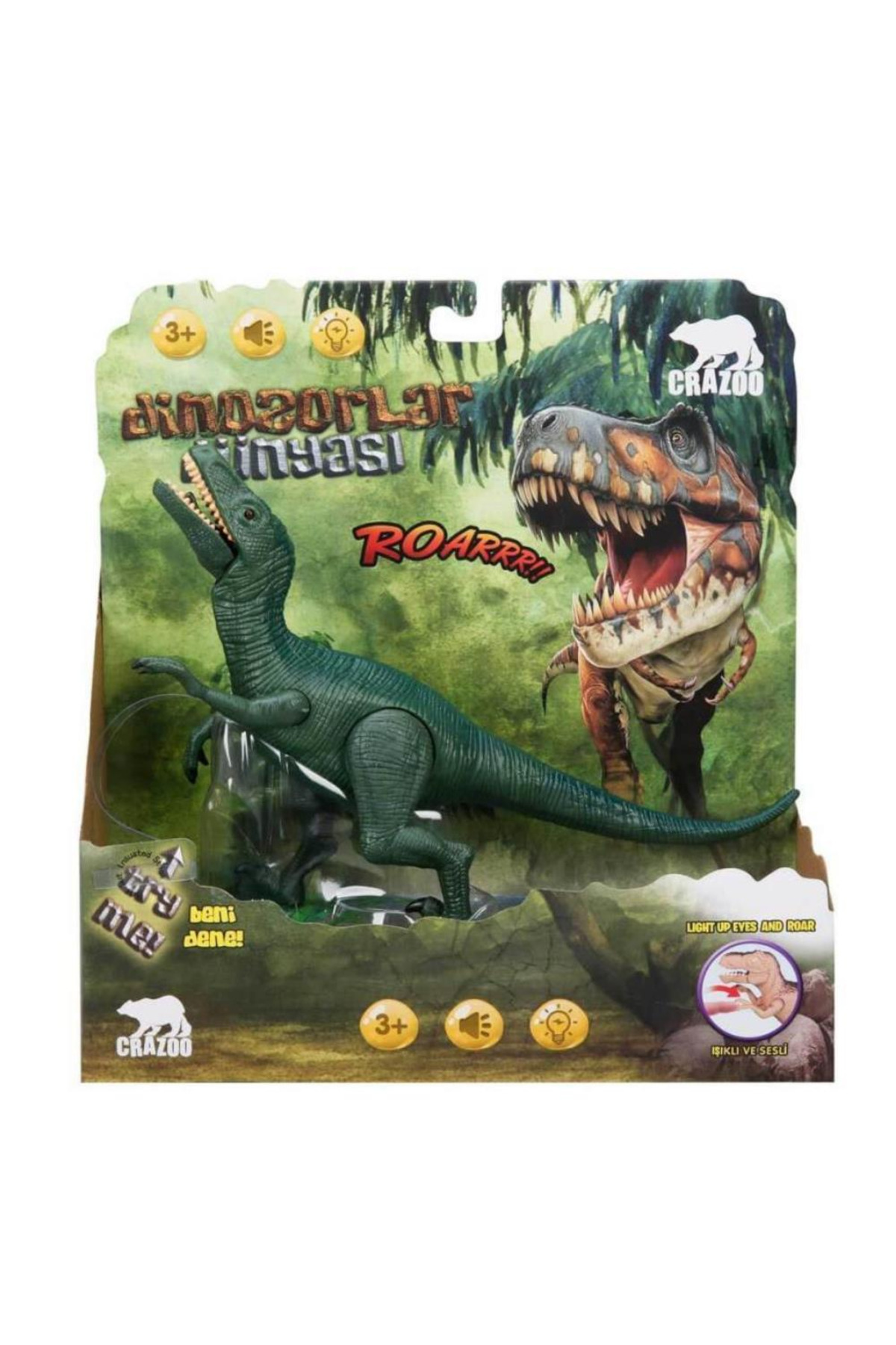 Triceraptors Dinozor Işıklı Sesli - RS6171 (Lisinya) Triceraptors Dinozor Işıklı Sesli - RS6171 (Lisinya)
