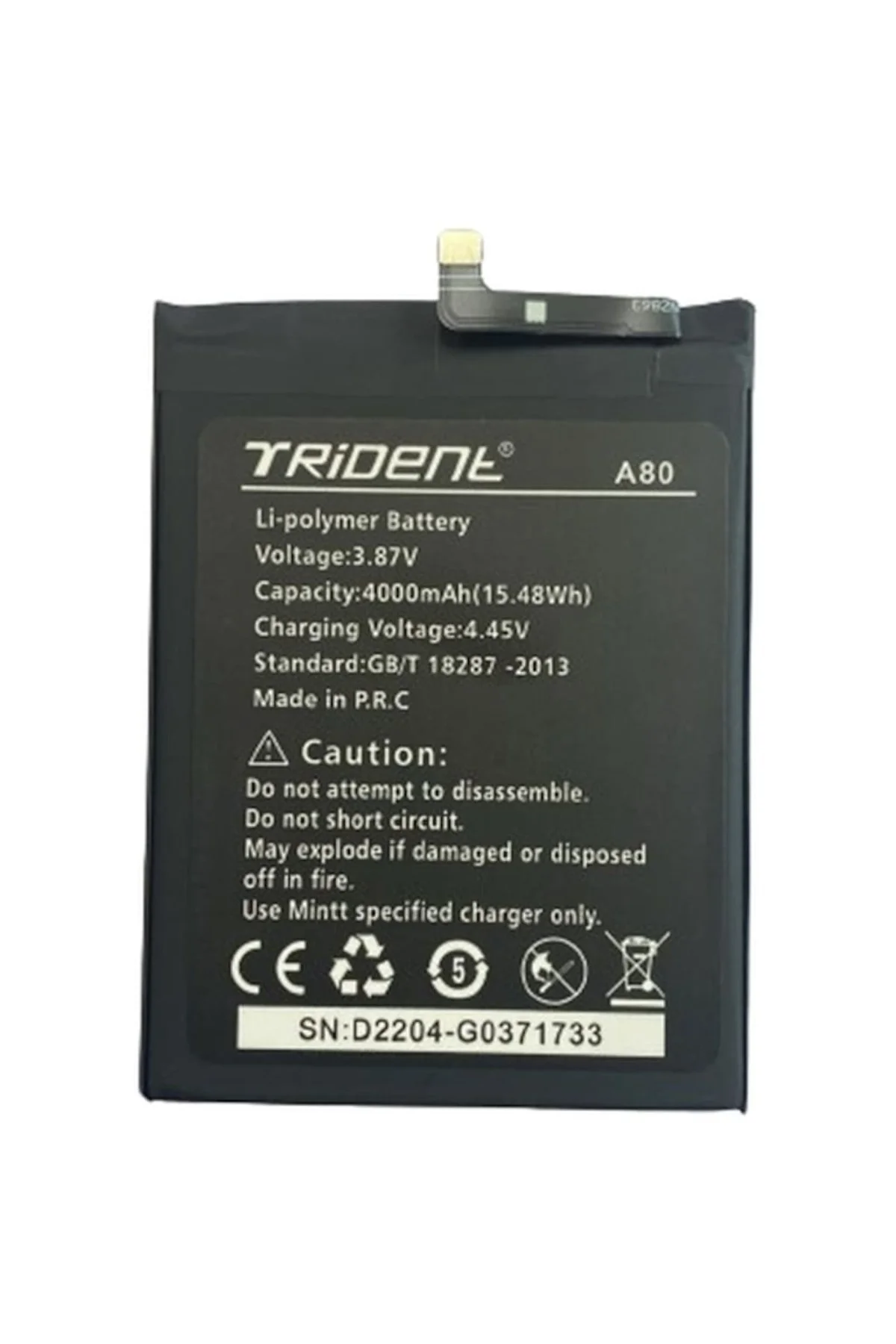 Trident A80 Pil Batarya 4000 Mah