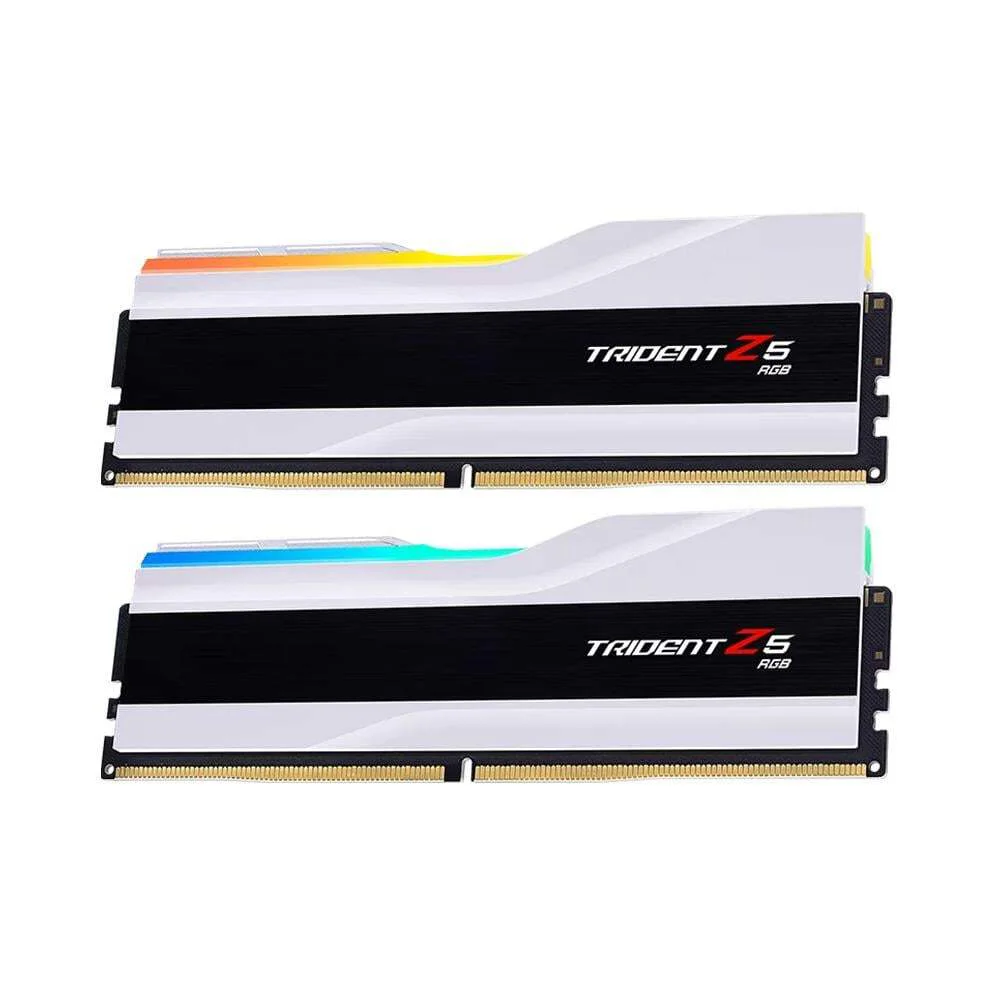 Trident Z5 RGB Beyaz DDR5-6000Mhz CL30 64GB (2x32GB) DUAL (30-40-40-96) 1.4V Fiyatı, Yorumları ve Özellikleri