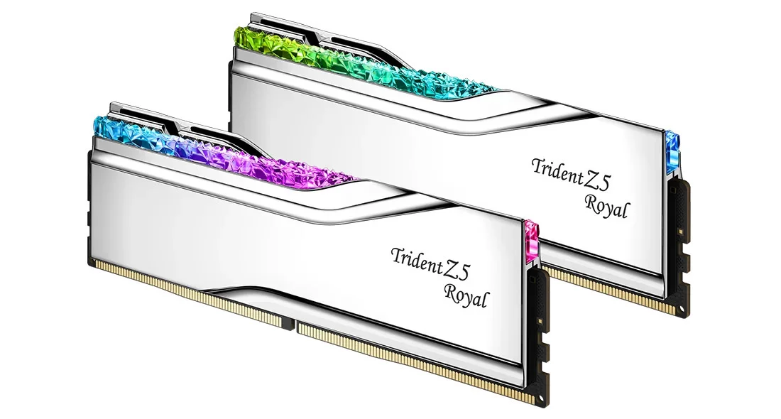 Trident Z5 Royal Silver RGB DDR5-6400Mhz CL32 96GB (2x48GB) DUAL (32-39-39-102) 1.35V Fiyatı, Yorumları ve Özellikleri