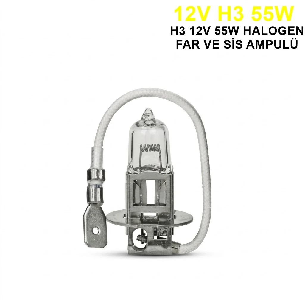 Trifa H3 Halojen Far Ampülü 12V 55Watt Sarı Fiyatı, Yorumları ve Özellikleri