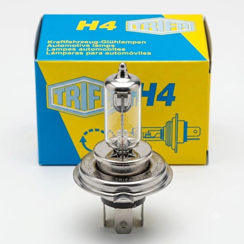 TRIFA H4 60/55 Watt 12V P43t Halojen Far Ampulü 1 Adet Sarı 016661