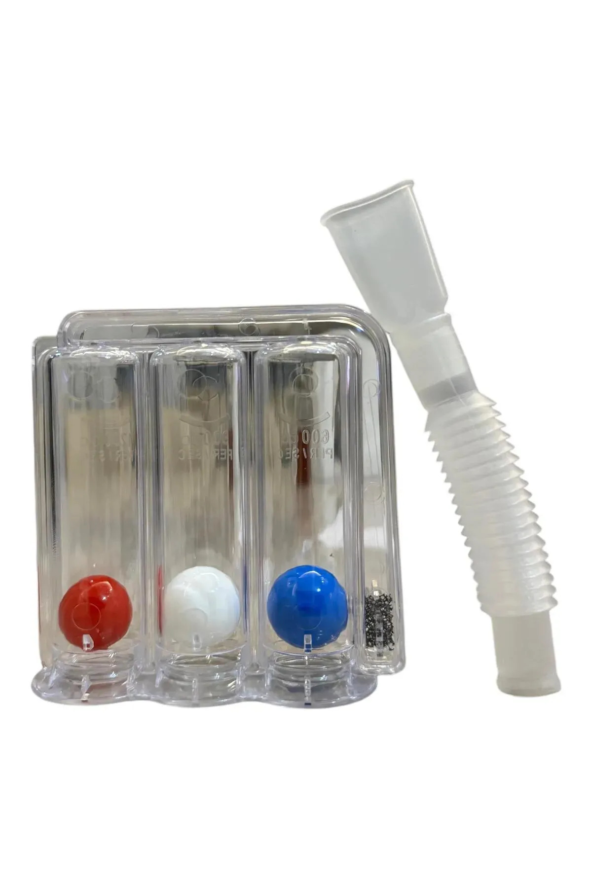 Triflo Solunum Egzersiz Cihazı 3 Üfleme Topu (Nefes Egzersiz Alet