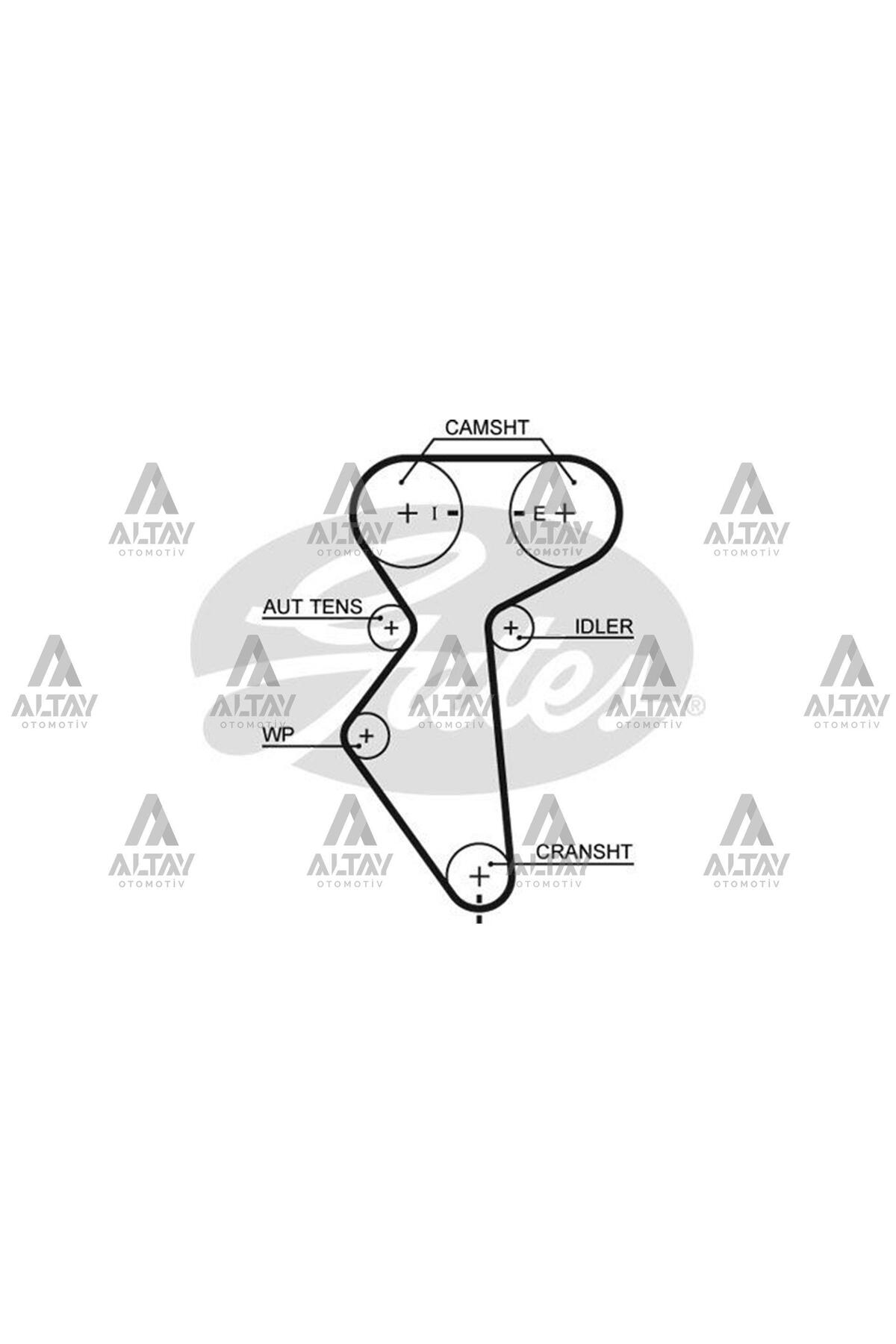 Gates Triger Seti Lacetti / Aveo / Kalos T200-T255-F14d-F16d -K015419xs