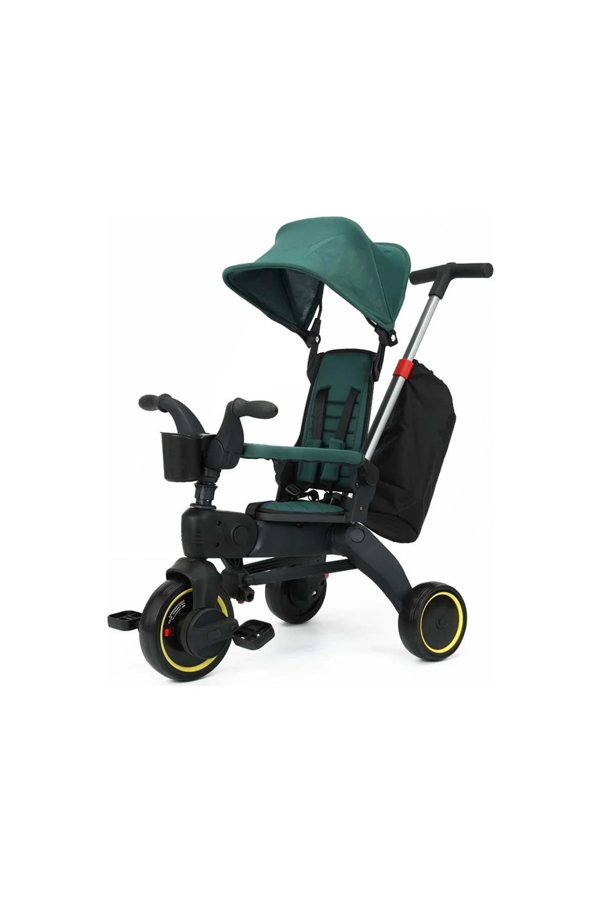 Trike Plus F3 Ebeveyn Kontrollü Katlanabilir Bisiklet Yeşil