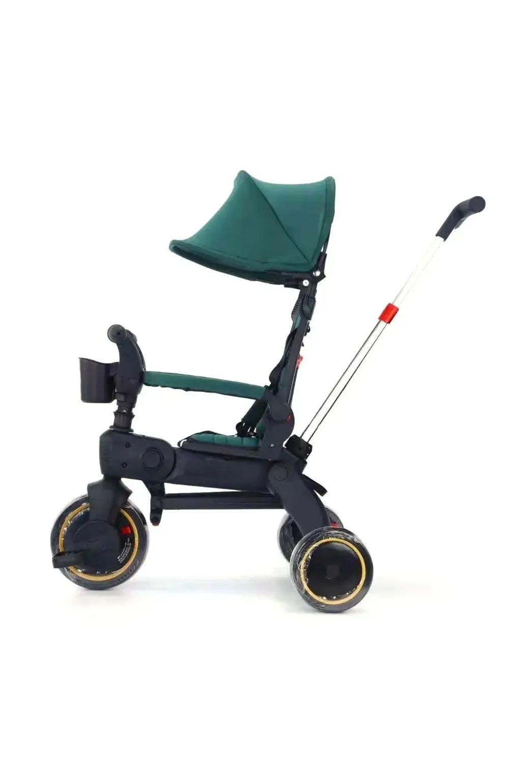 Trike Plus F3 Ebeveyn Kontrollü Katlanabilir Bisiklet Yeşil