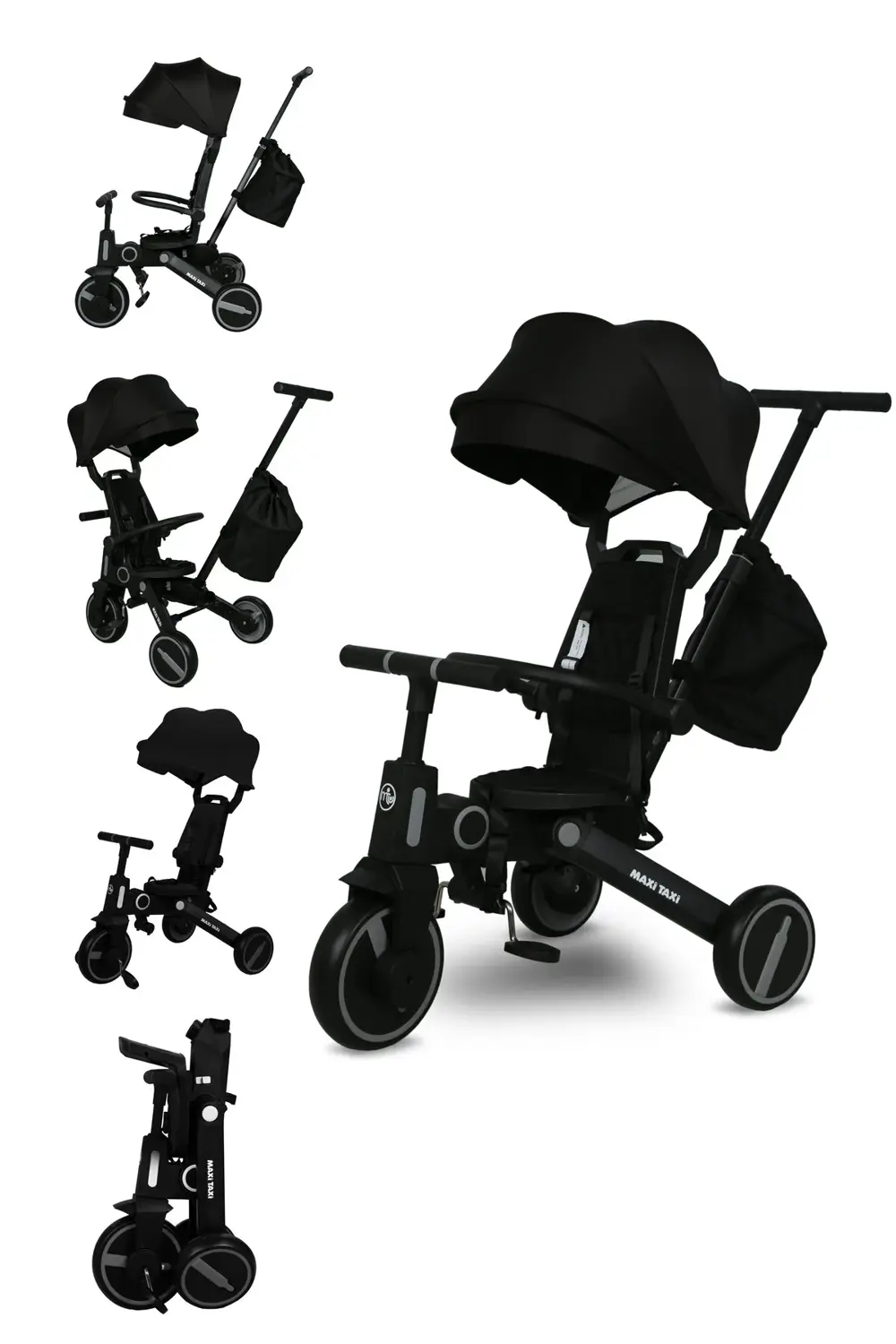 Trike  Plus F5 Ebeveyn Kontrollü Çift Yönlü Katlanabilir Bisiklet