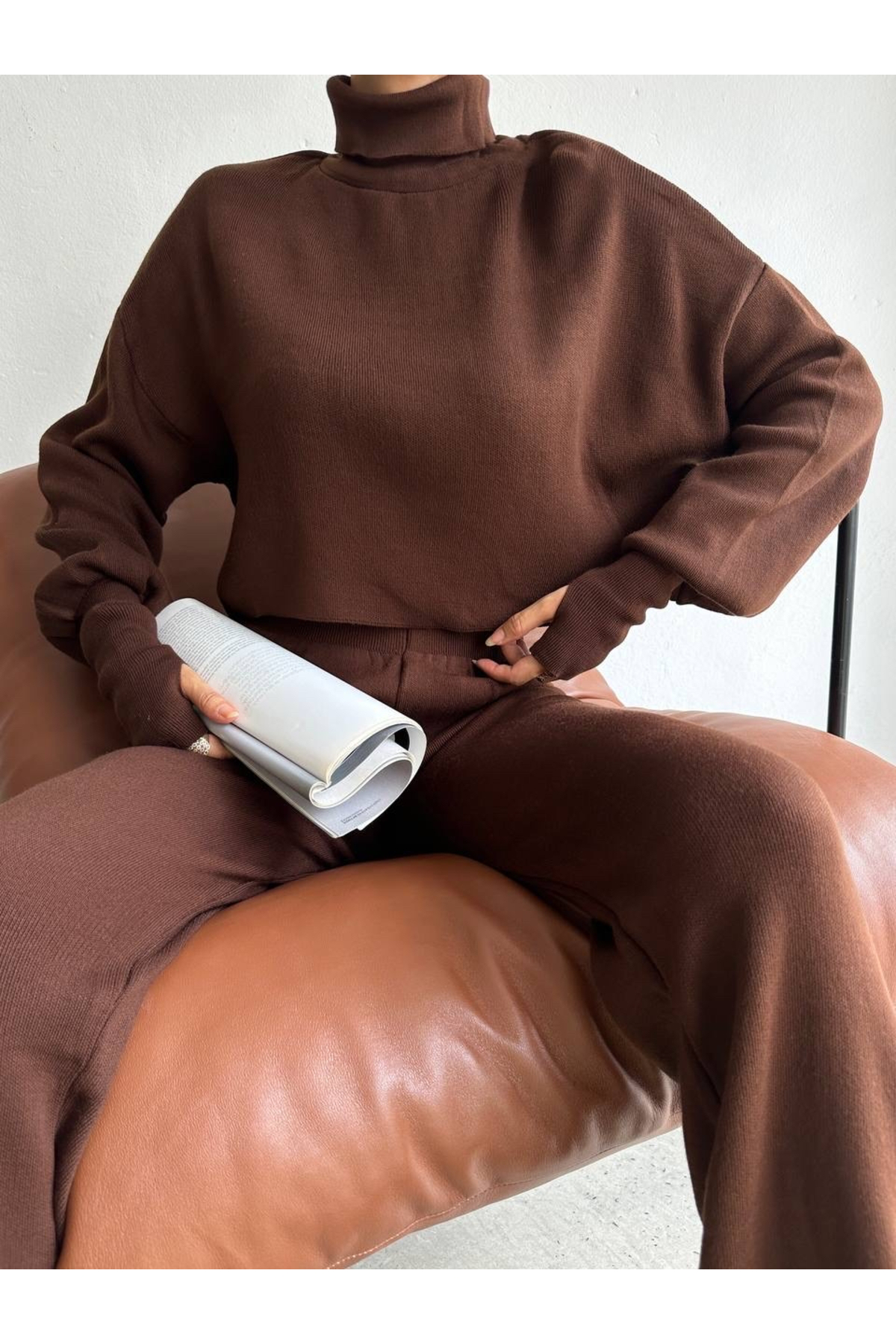 Aseres Triko Takım Parmak Geçmeli