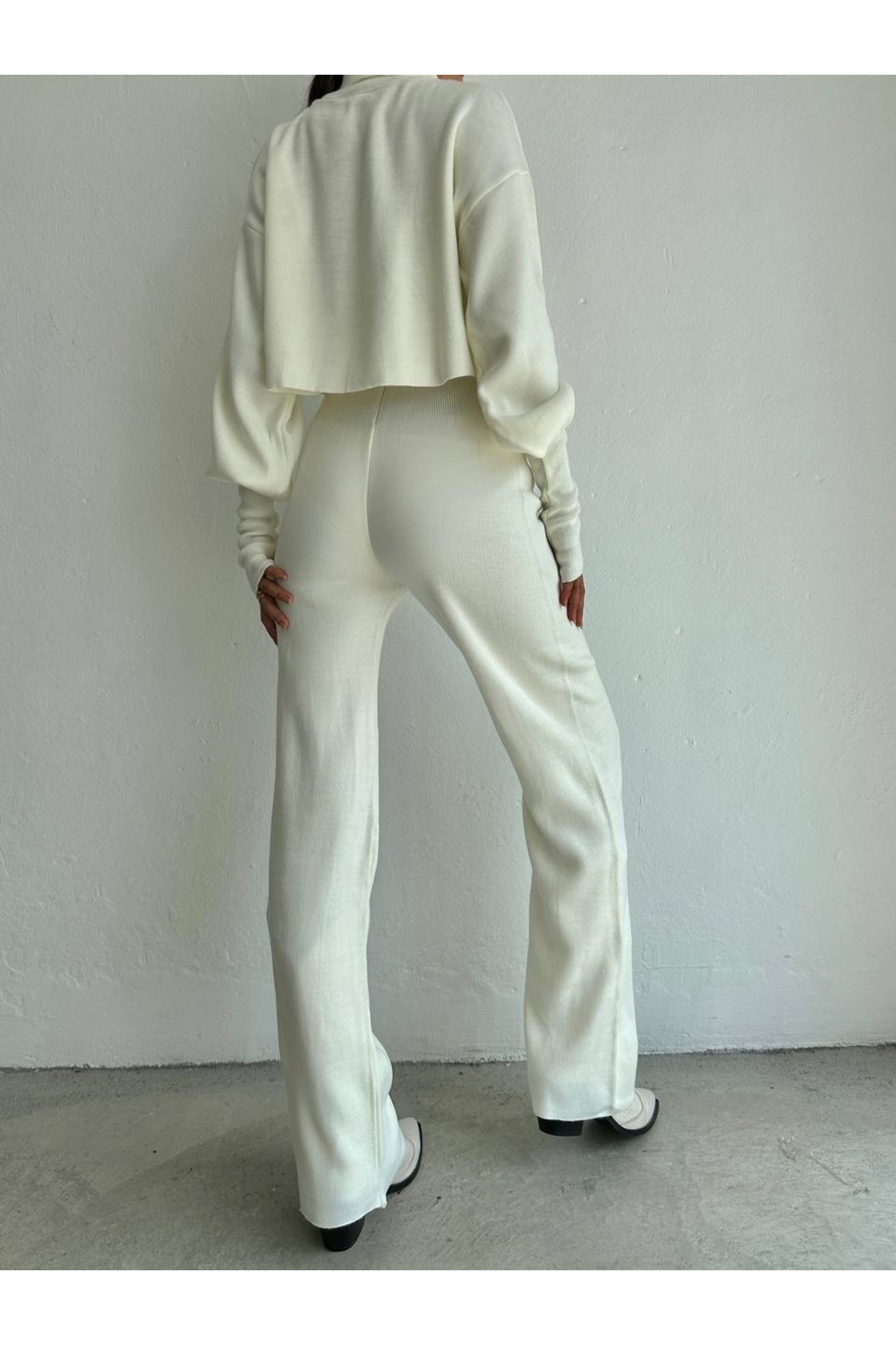 Aseres Triko Takım Parmak Geçmeli