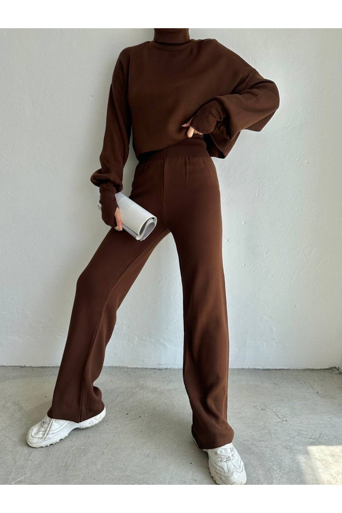 Aseres Triko Takım Parmak Geçmeli