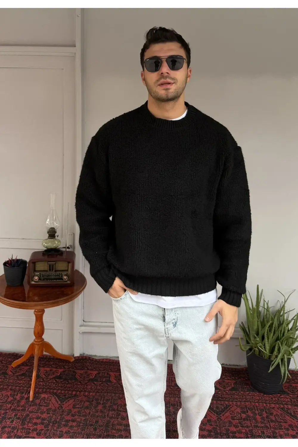 Triko Yumoş Oversize Kazak