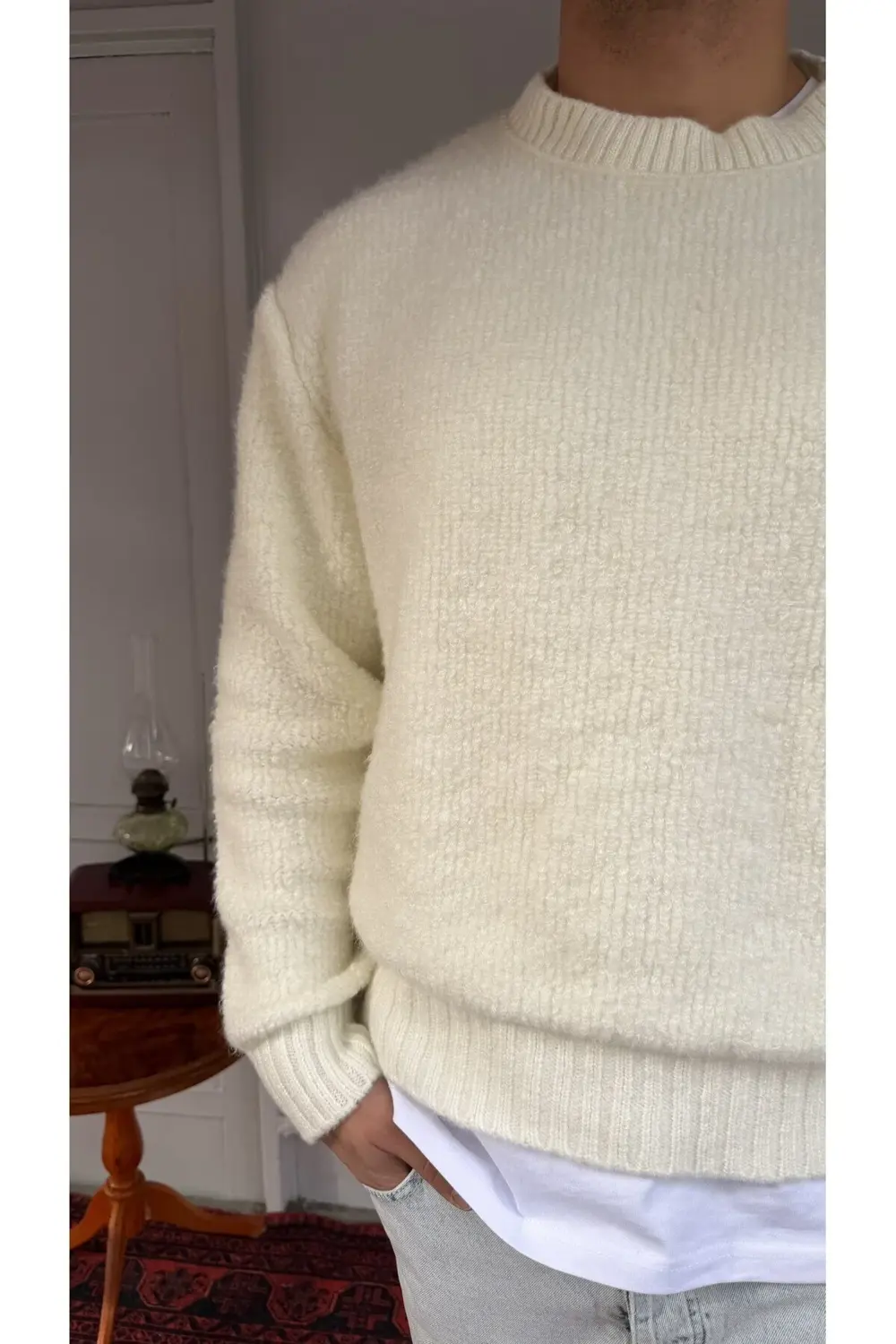 Triko Yumoş Oversize Kazak