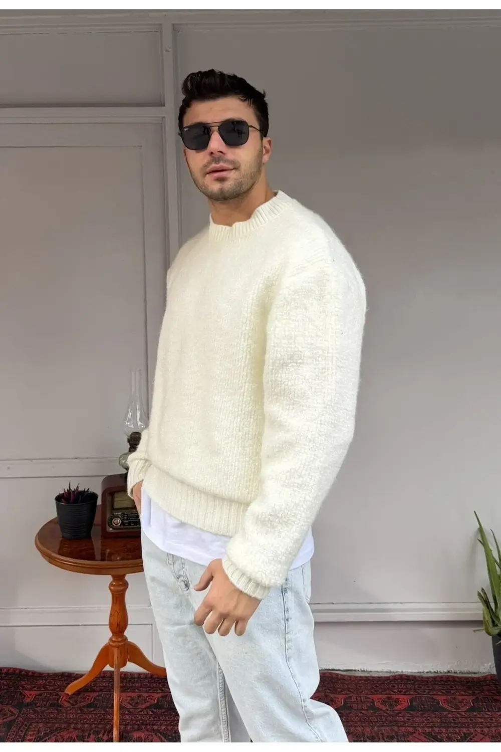 Triko Yumoş Oversize Kazak