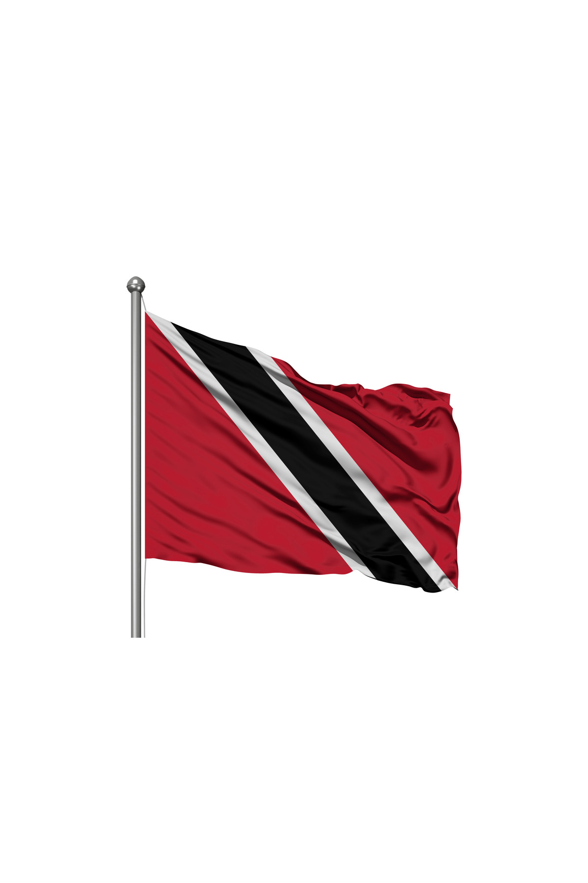 Asilmeydan Trinidad Ve Tobago Devleti Bayrağı - Premium Raşel Kumaş 200X300c