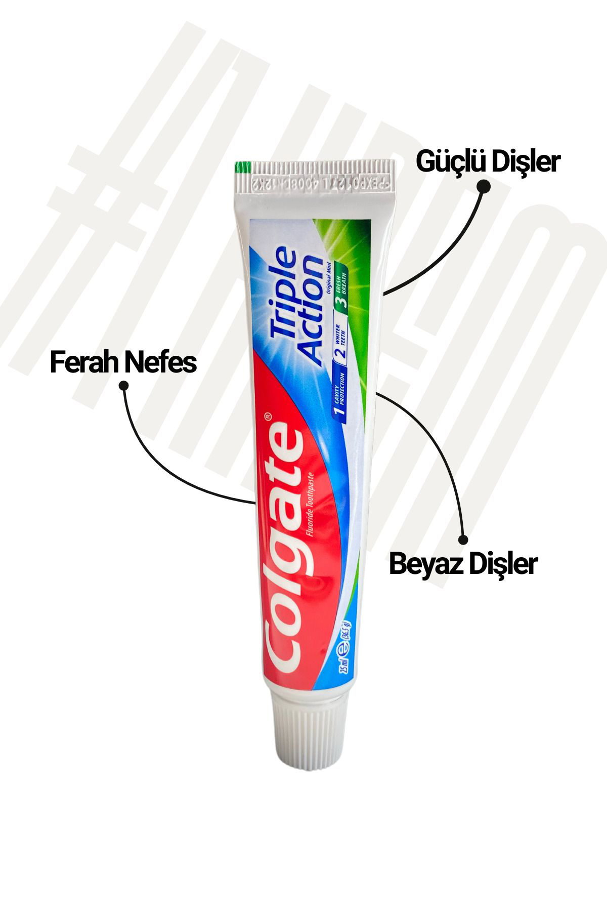 Colgate Triple Action Üçlü Etki Diş Macunu 25 Ml X 10 Adet