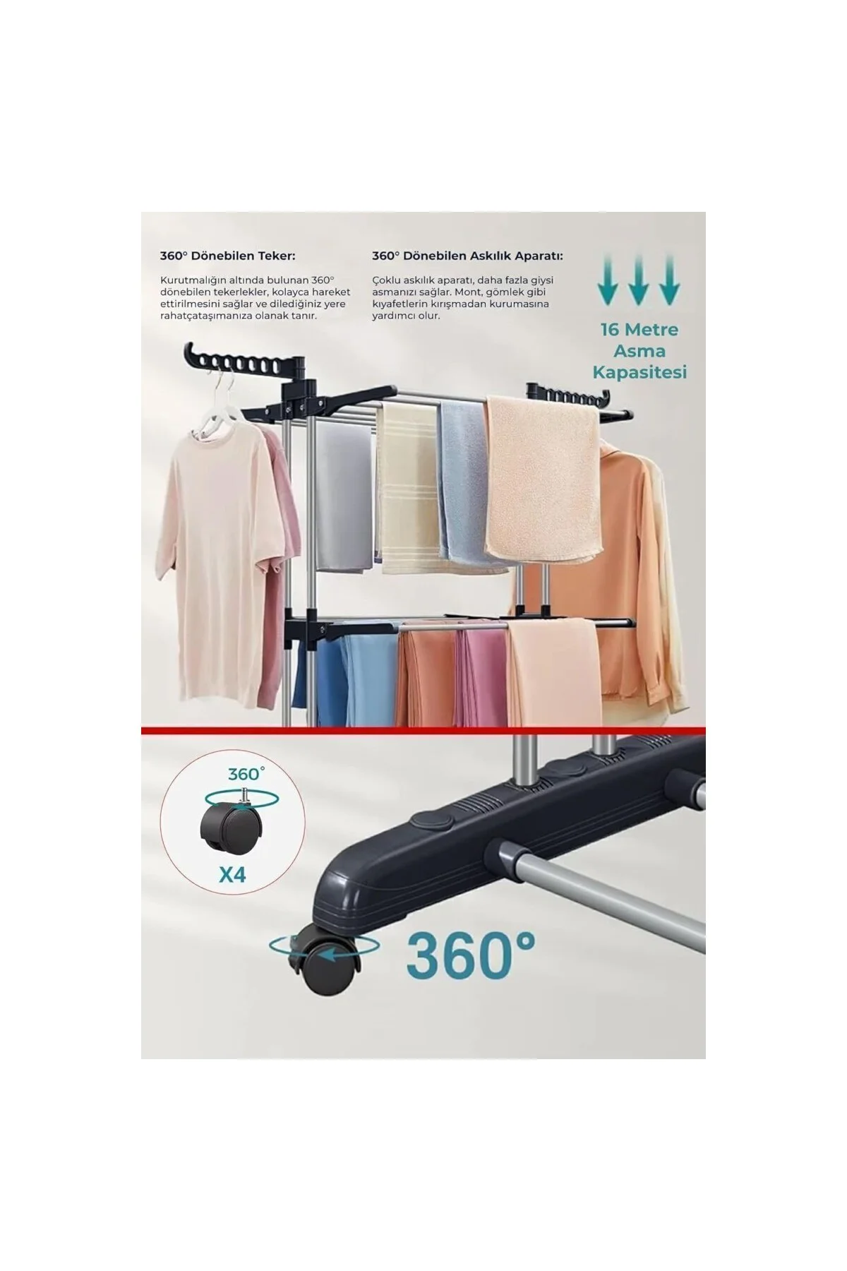 Triplex 3 Katlı Kurutmalık