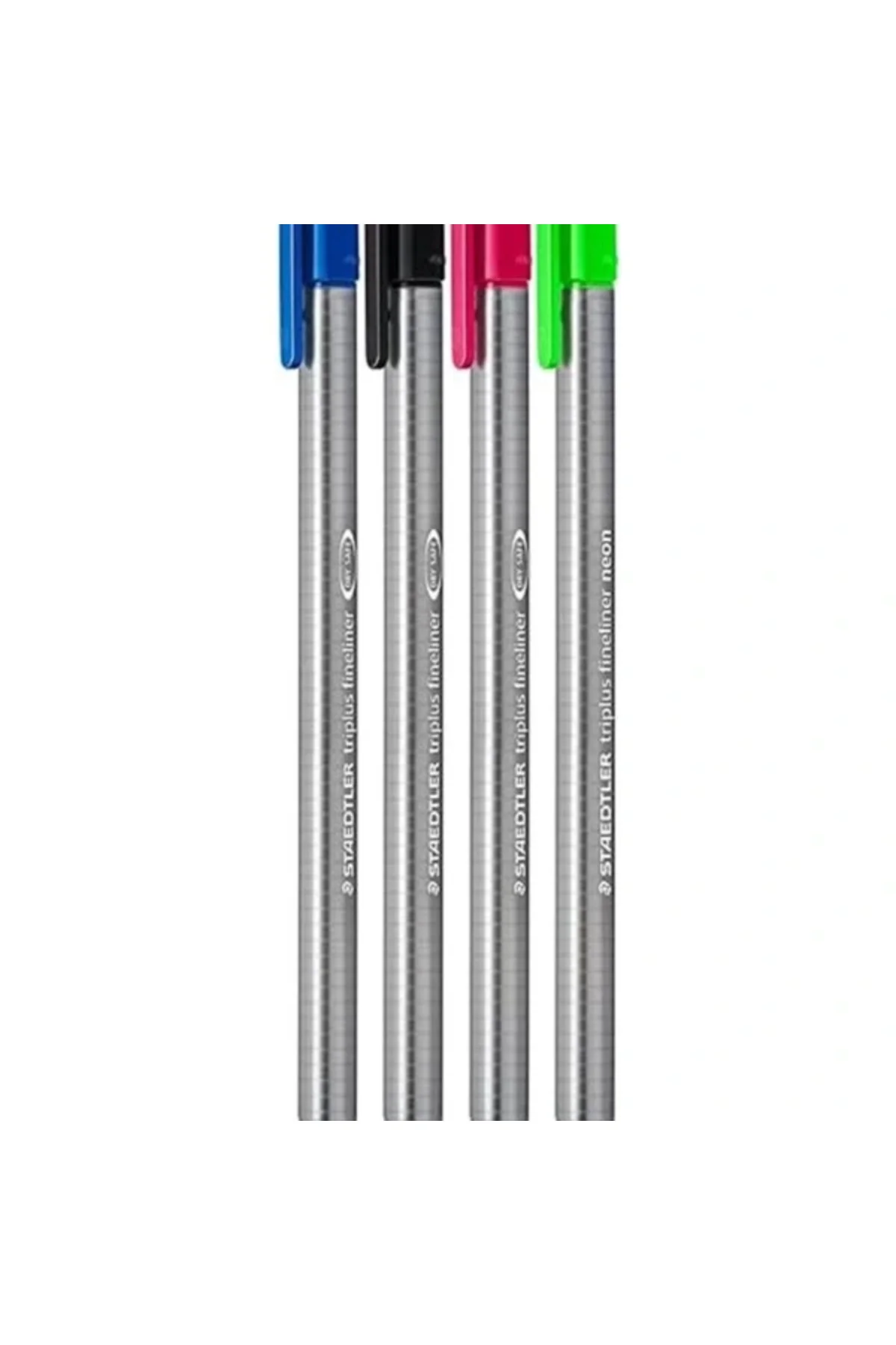 Triplus 0.3 mm Fineliner 4'lü Blister Set (334 3 Mavi, 334 2 Kırmızı, 334 9 Siyah, 334 501