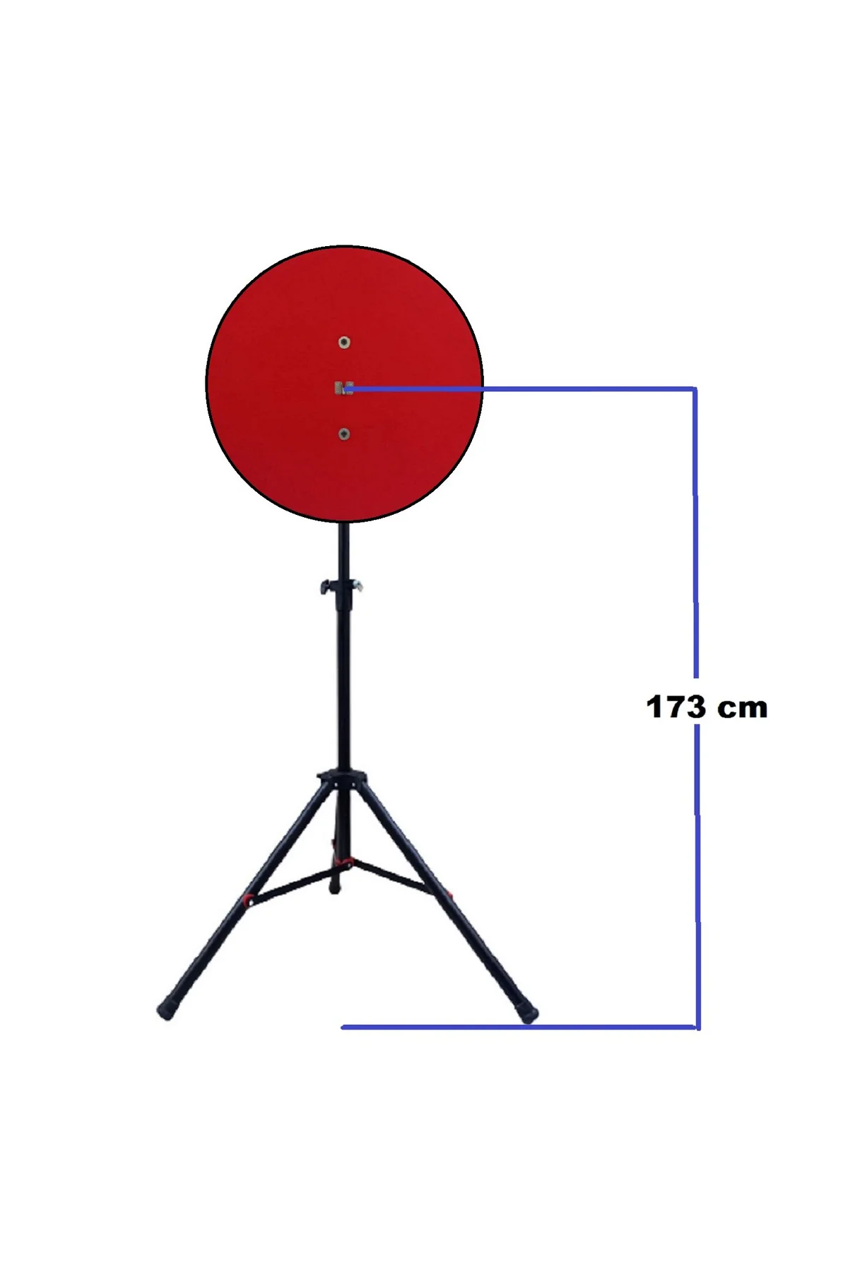 TRİPOD AYAKLI DART ARKALIK SETİ. KIRMIZI