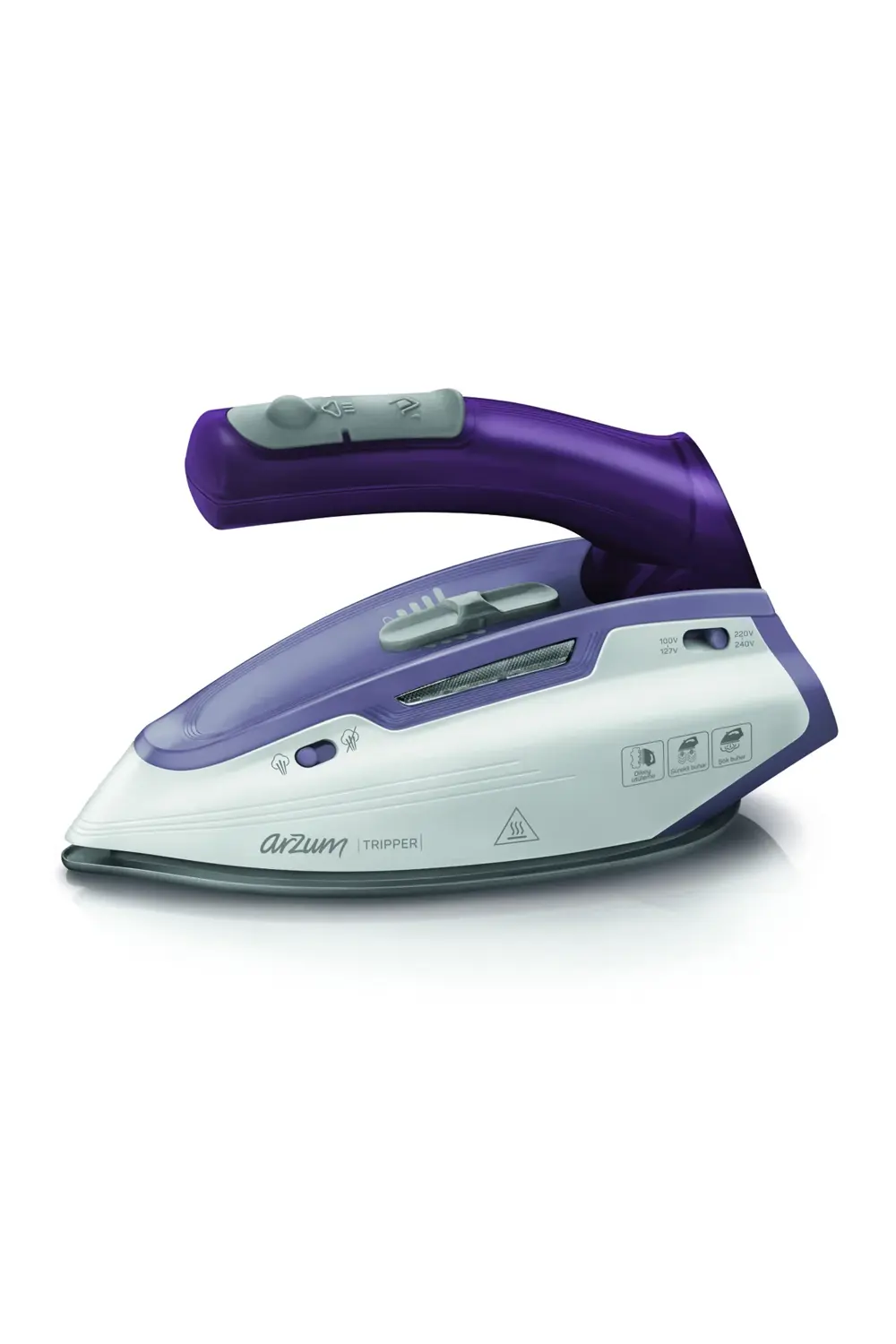 Arzum Tripper Buharlı Seyahat Ütüsü 1150W Mor - Ar690