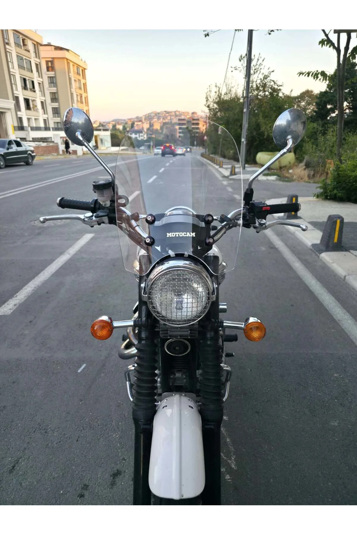 Trıumph Scrambler 900 Ön Cam 2005-2025 Model 45cm Şeffaf Renkli 4