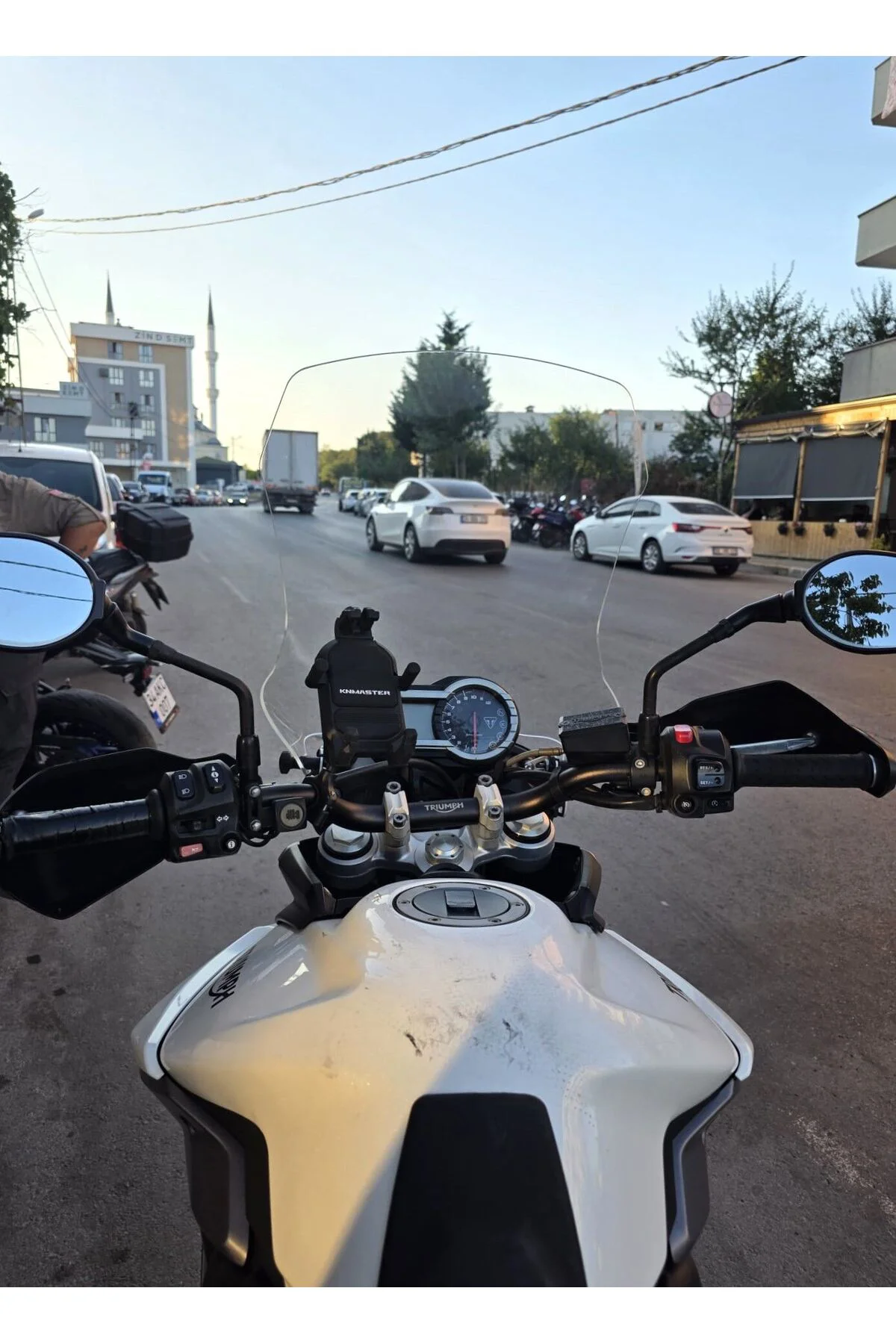 Triumph Tiger 800 XRX Ön Cam 2010-2018 Model 59cm Şeffaf Renkli 4mm