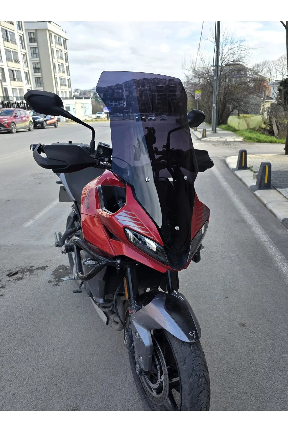 Trıumph Tiger Sport 660 Ön Cam 2022-2026 Model 73cm Siyah Renkli 