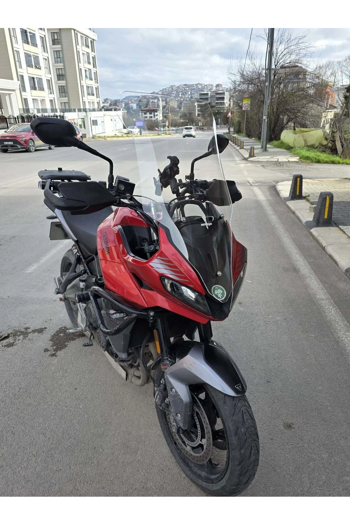 Trıumph Tiger Sport 660 Ön Cam 2022-2026 Model 73cm Şeffaf Renkli