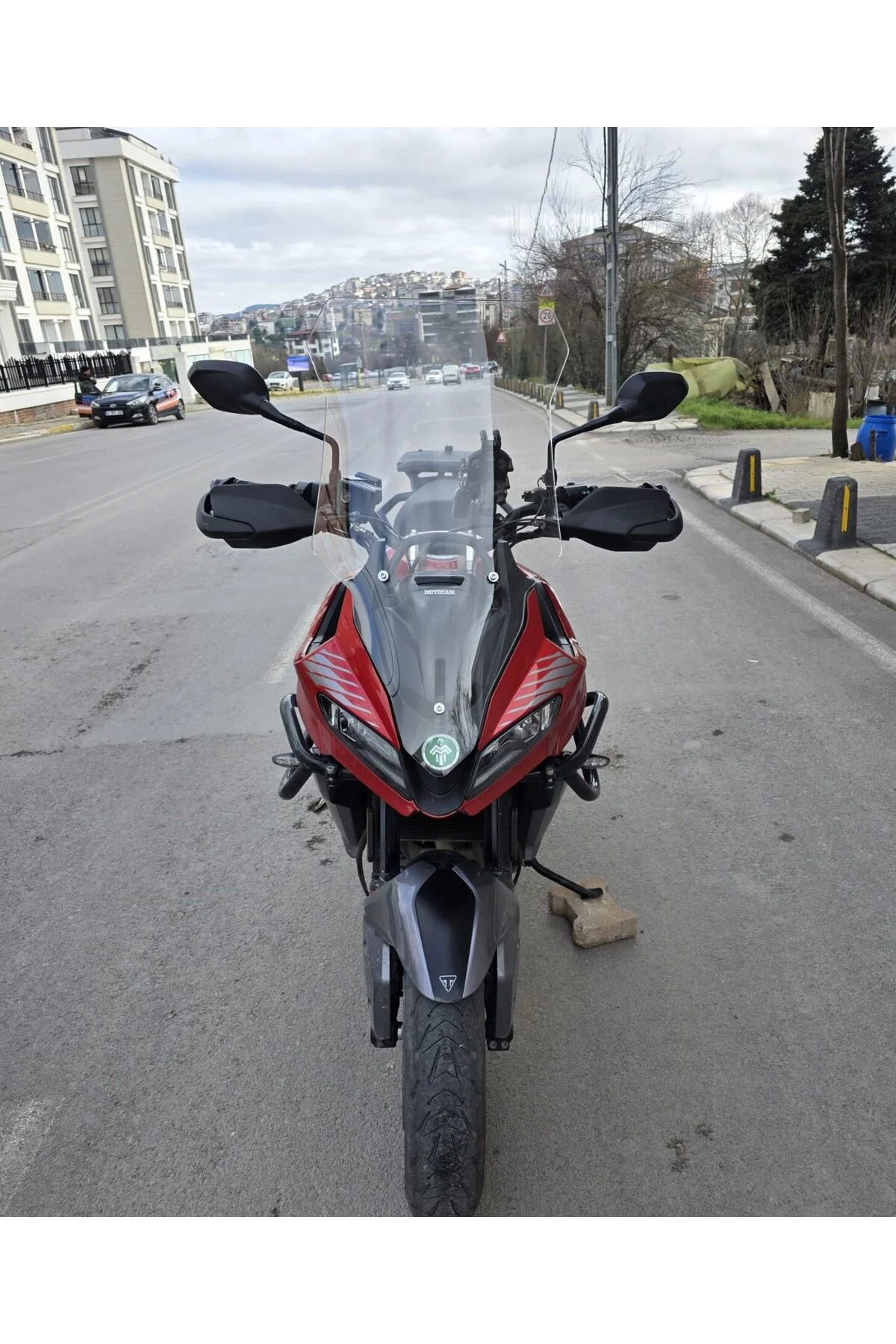 Trıumph Tiger Sport 660 Ön Cam 2022-2026 Model 73cm Şeffaf Renkli