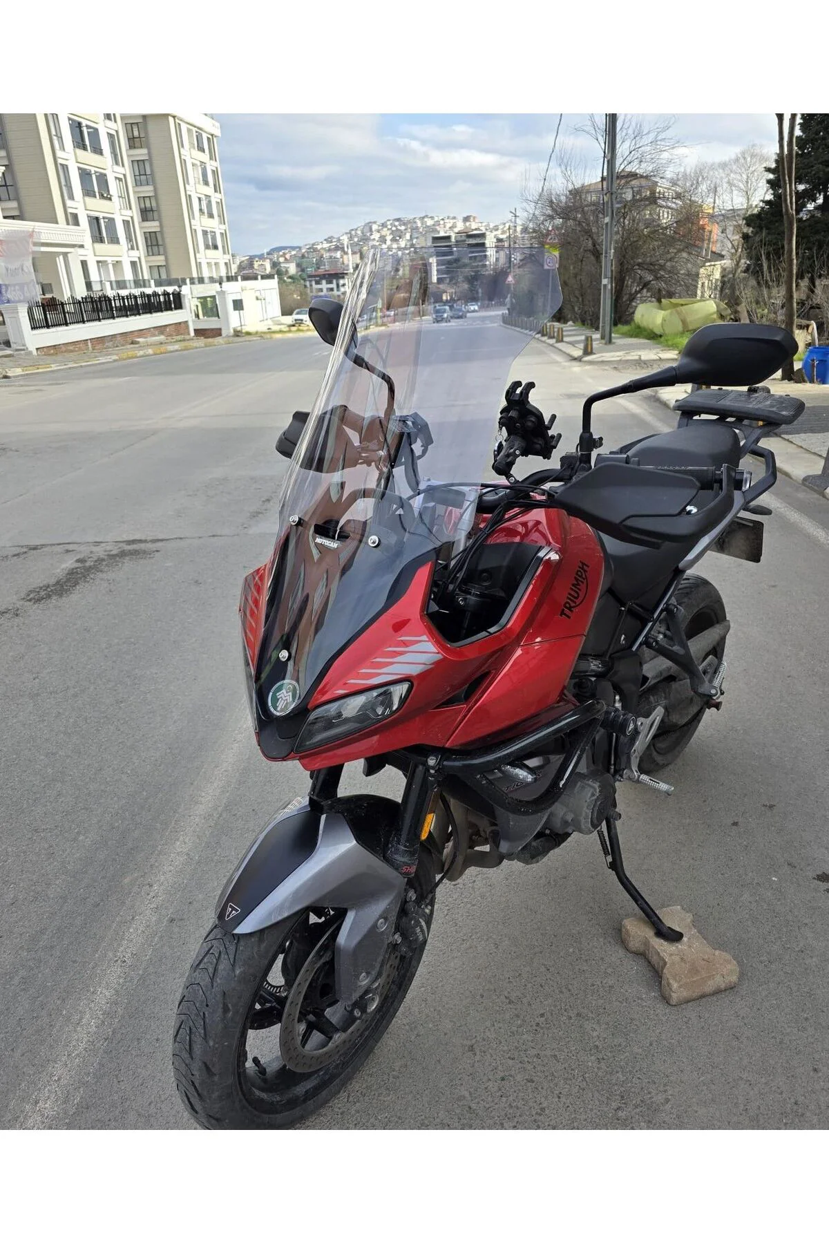 Trıumph Tiger Sport 660 Ön Cam 2022-2026 Model 73cm Füme Renkli 4