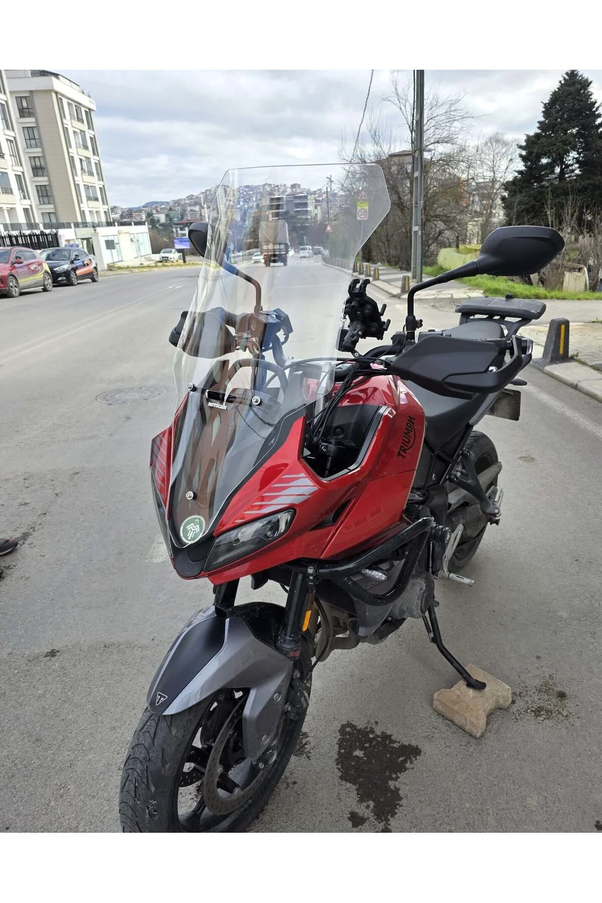 Trıumph Tiger Sport 660 Ön Cam 2022-2026 Model 73cm Şeffaf Renkli