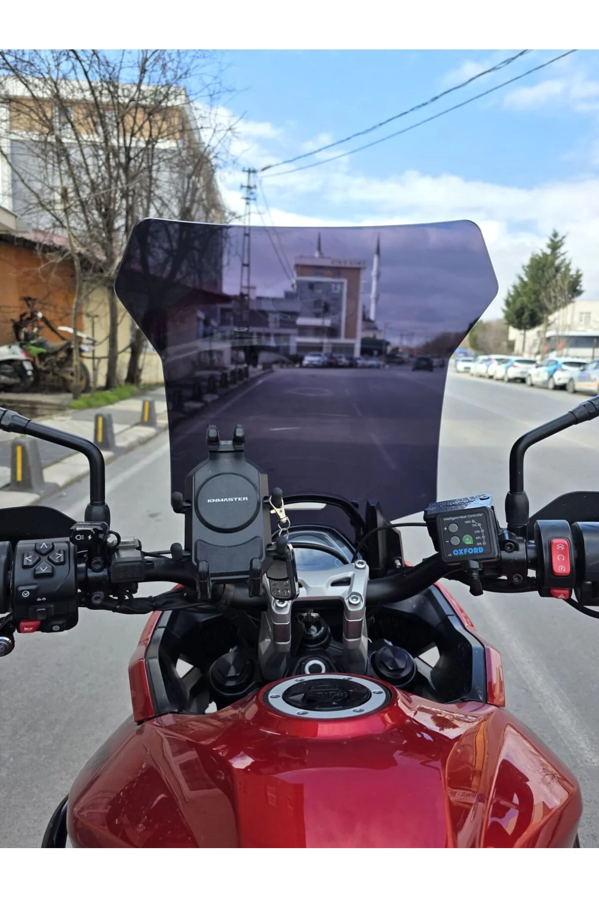 Trıumph Tiger Sport 660 Ön Cam 2022-2026 Model 73cm Siyah Renkli 