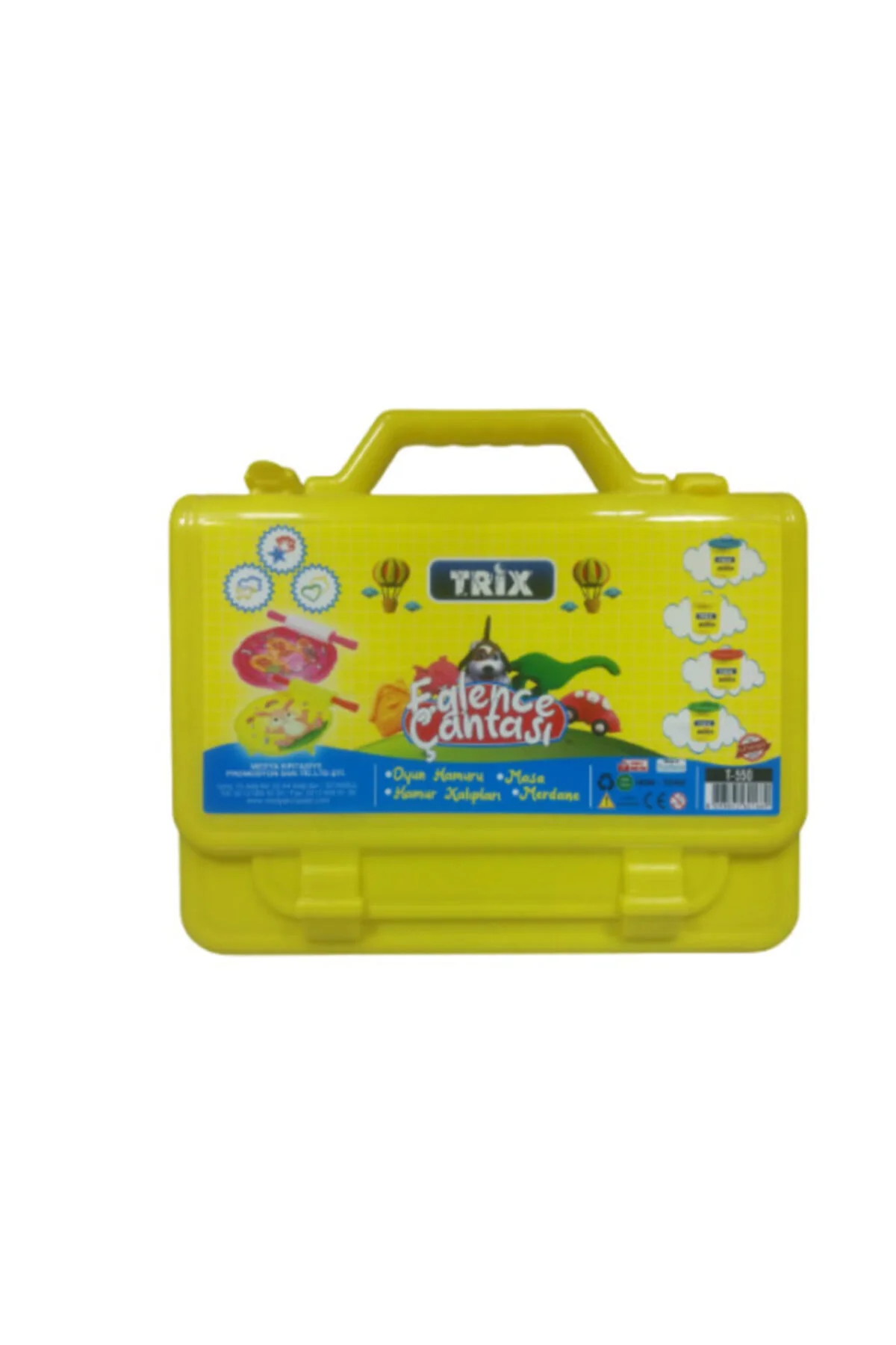 Trix Eğlence Çantası Oyun Hamuru Seti T-550
