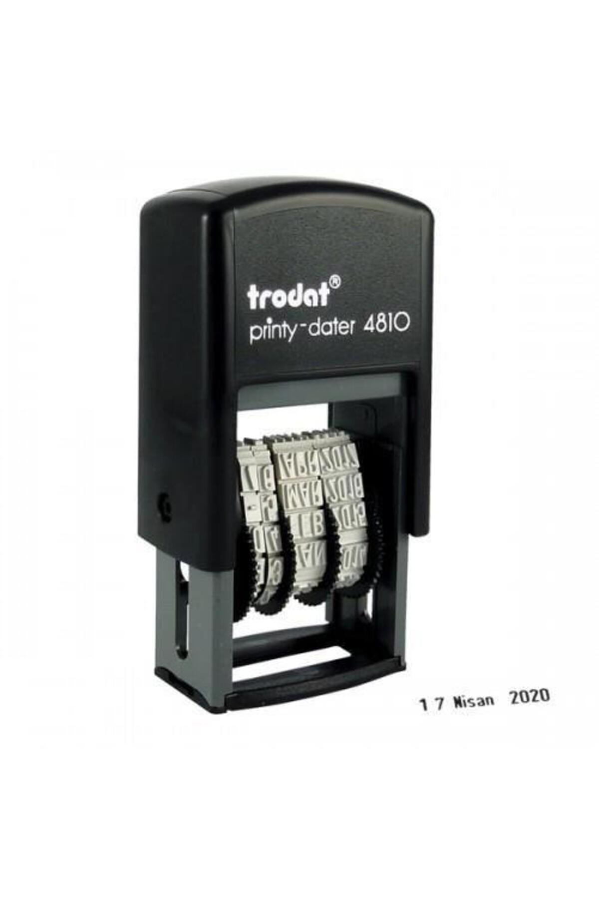 Elif Kırtasiye Trodat Tarih Kaşesi Otomatik Türkçe 3 Mm Mavi Keçe 4810