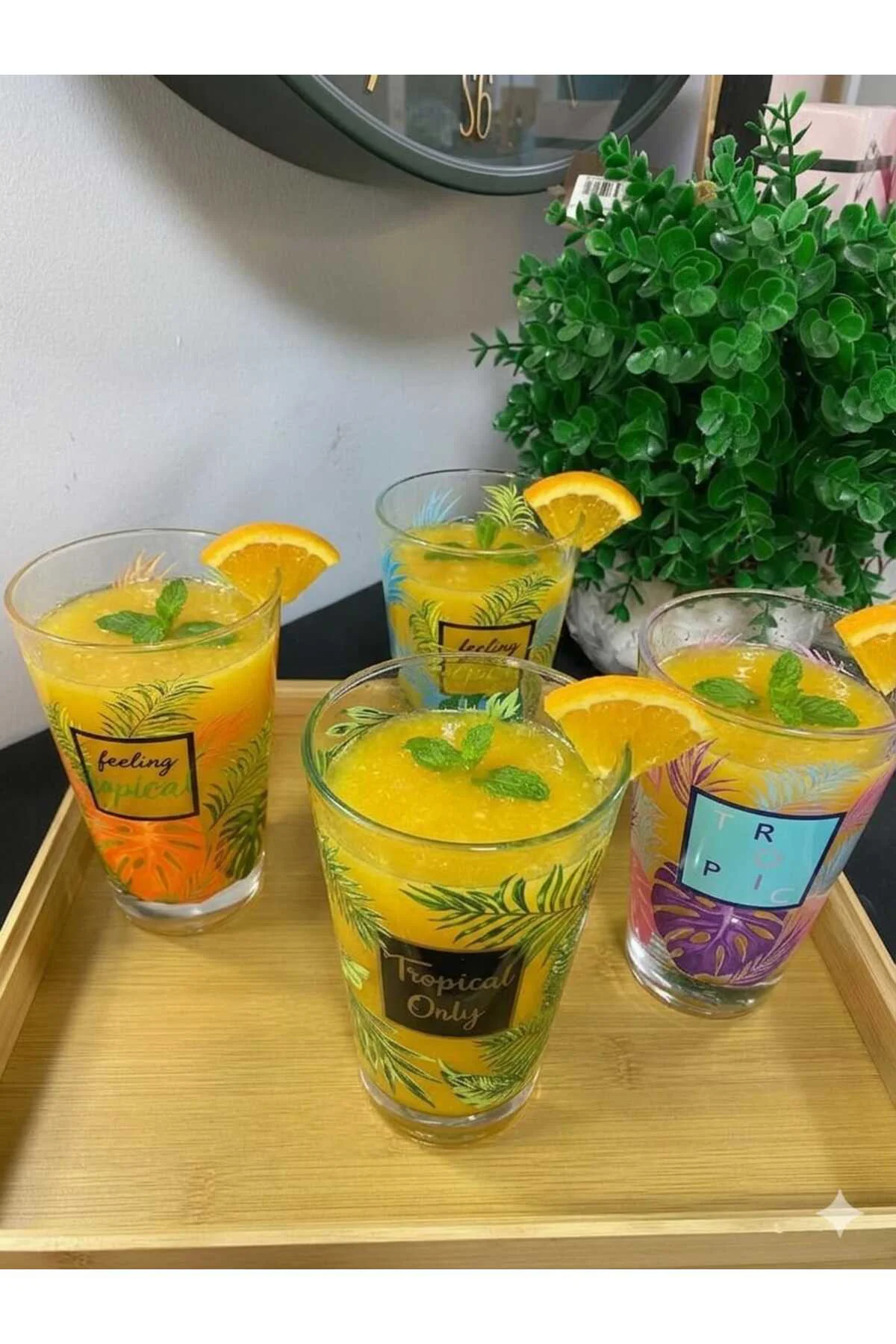 Tropic - 4'lü Meşrubat Bardağı 395 ml - B1948 Tropic - 4'lü Meşrubat Bardağı 395 ml - B1948