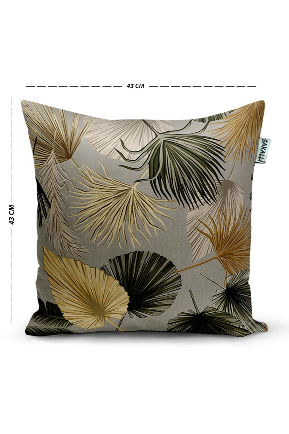 Tropical Esintisi Dijital Baskılı 4lü Kırlent Kılıfı