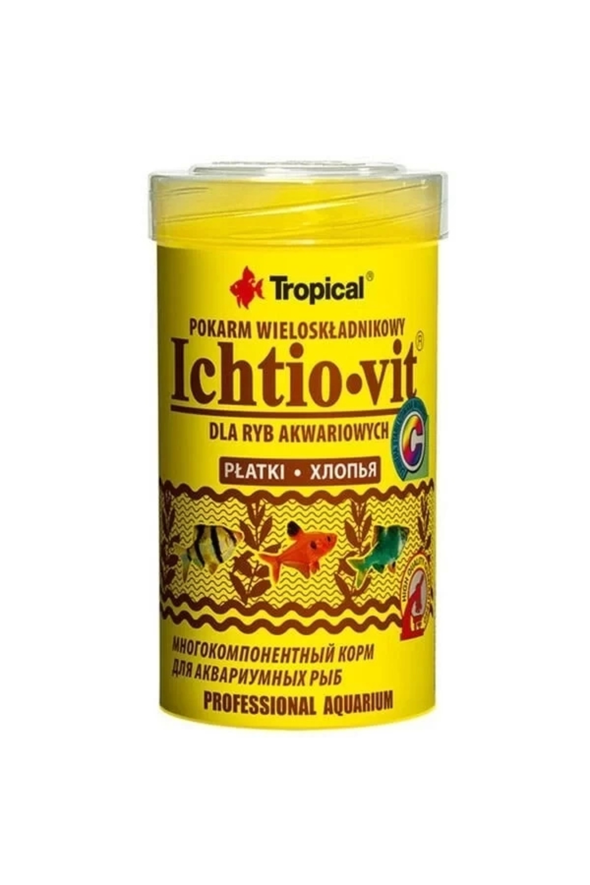 Butik Tropical İchtio-Vit Zengin İçerikli Pul Balık Yemi 100 Ml 20 Gr Butik Tropical İchtio-Vit Zengin İçerikli Pul Balık Yemi 100 Ml 20 Gr