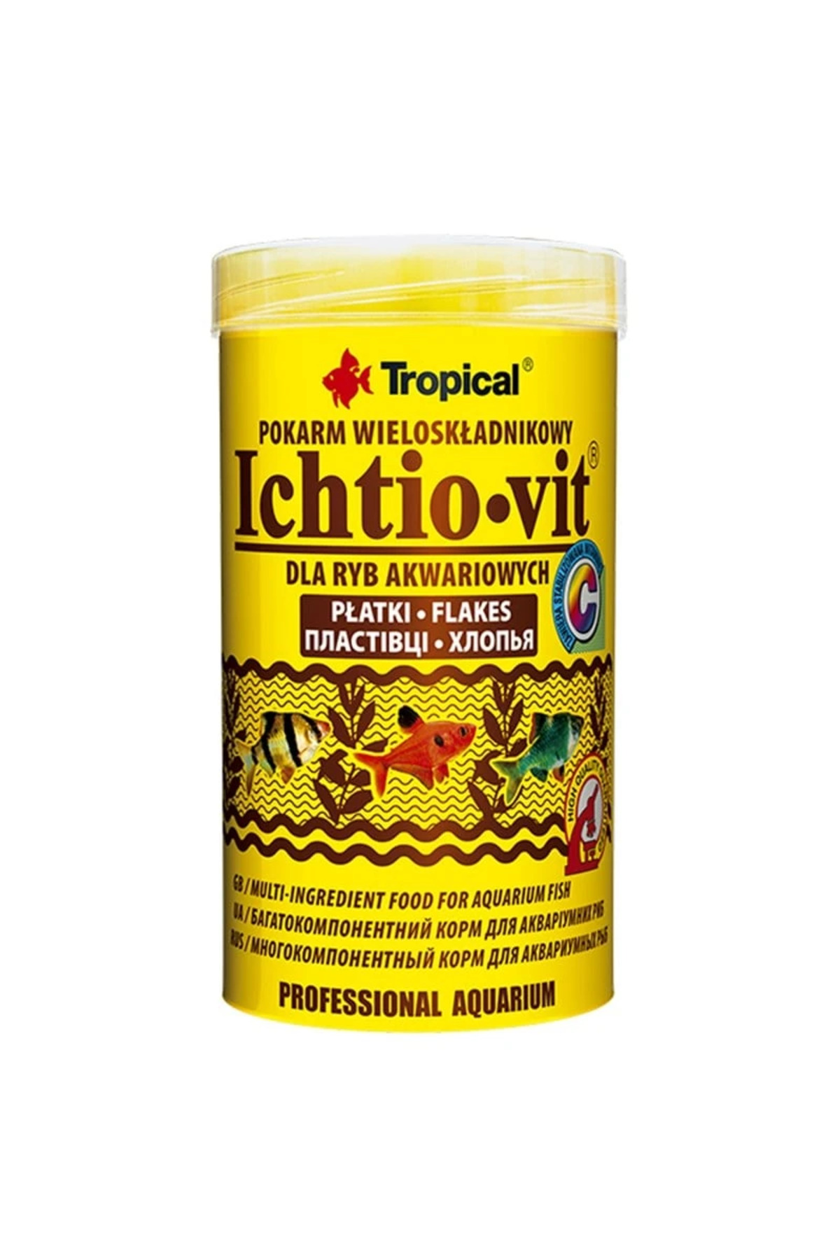 Tropical İchtio-Vit Zengin İçerikli Pul Balık Yemi 100 Ml-20 Gr