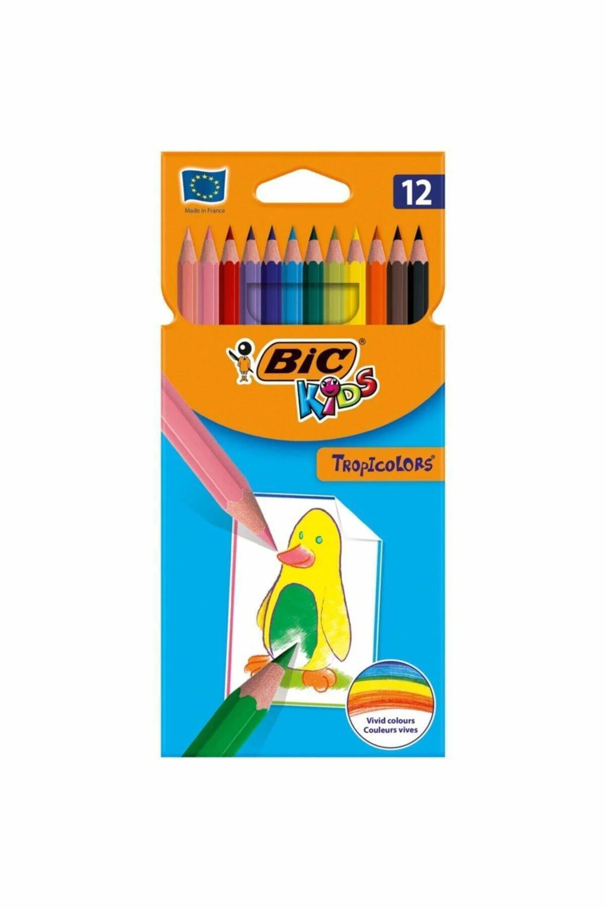 Tropıcolors 12 Renk Kuru Boya Kalemi Uzun 83256611