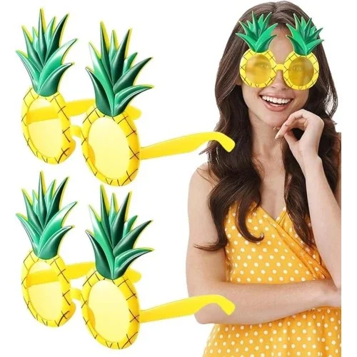 Tropikal Hawaii Ananas Şekilli Parti Gözlüğü Tropikal Hawaii Ananas Şekilli Parti Gözlüğü