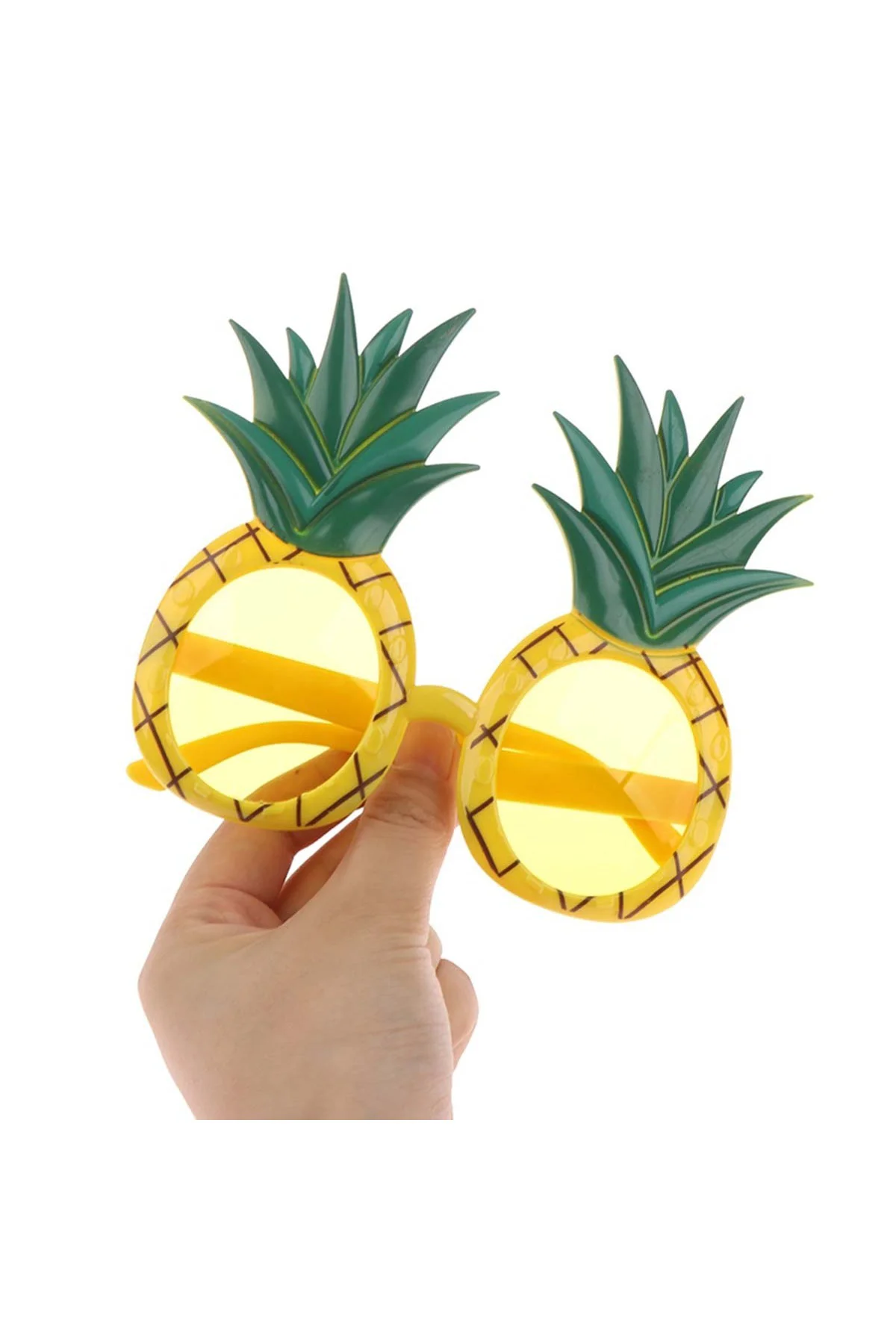 Tropikal Hawaii Ananas Şekilli Parti Gözlüğü