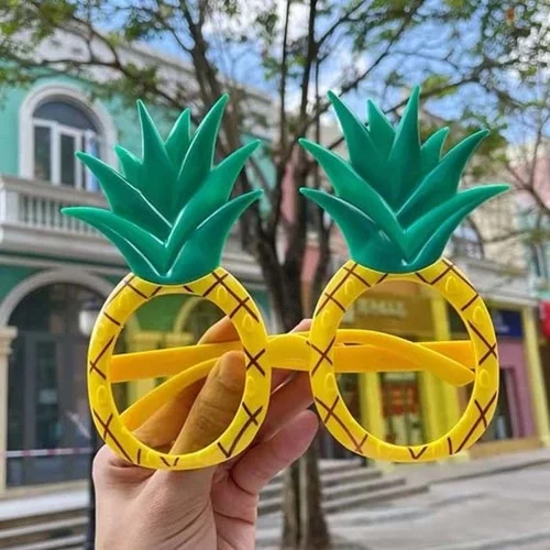 Tropikal Hawaii Ananas Şekilli Parti Gözlüğü Tropikal Hawaii Ananas Şekilli Parti Gözlüğü