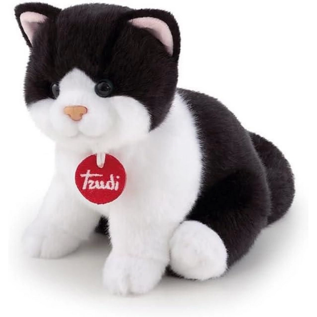 Trudi Peluş Siyah Beyaz Kedi 20 cm Fiyatı, Yorumları ve Özellikleri