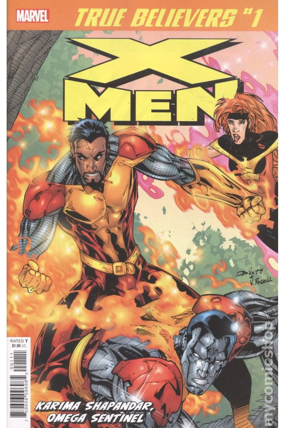 True Believers X-Men Karima Shapandar, Omega Sentinel #1 (ingiliz